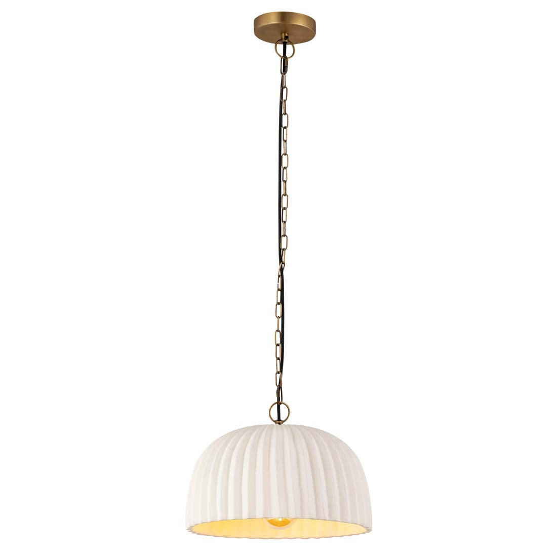 Luminaire suspendu Laiton antique | AUDREY