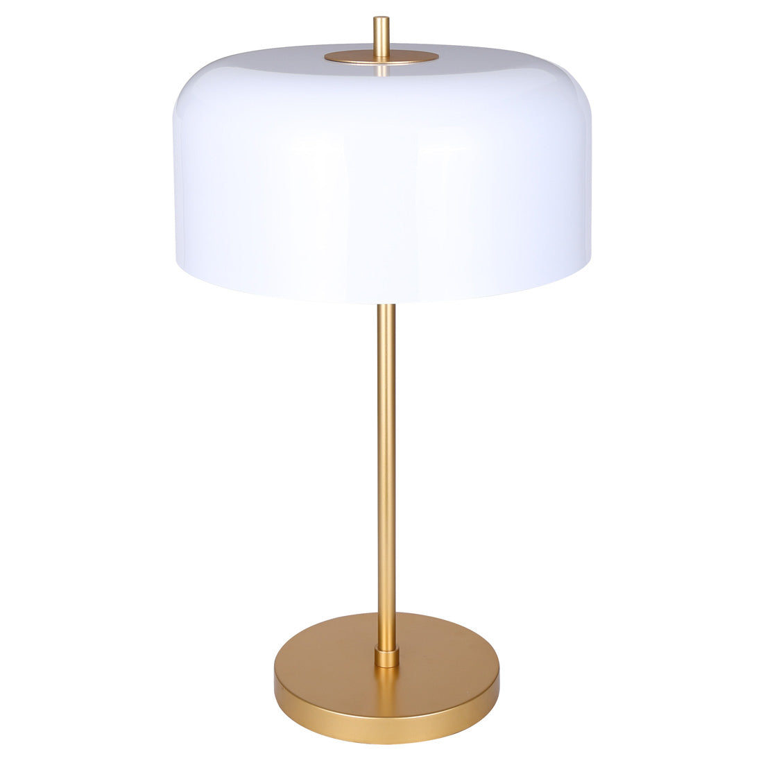 MILLI Lampe sur table Or, Blanc - ITL2098B23GDW | CANARM