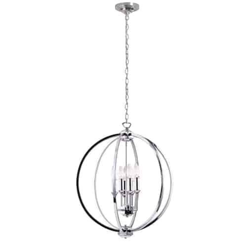 Luminaire suspendu Chrome poli | KARLAND