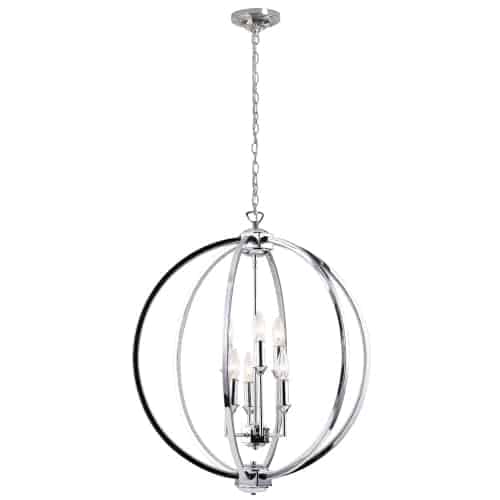 Luminaire suspendu Chrome poli | KARLAND
