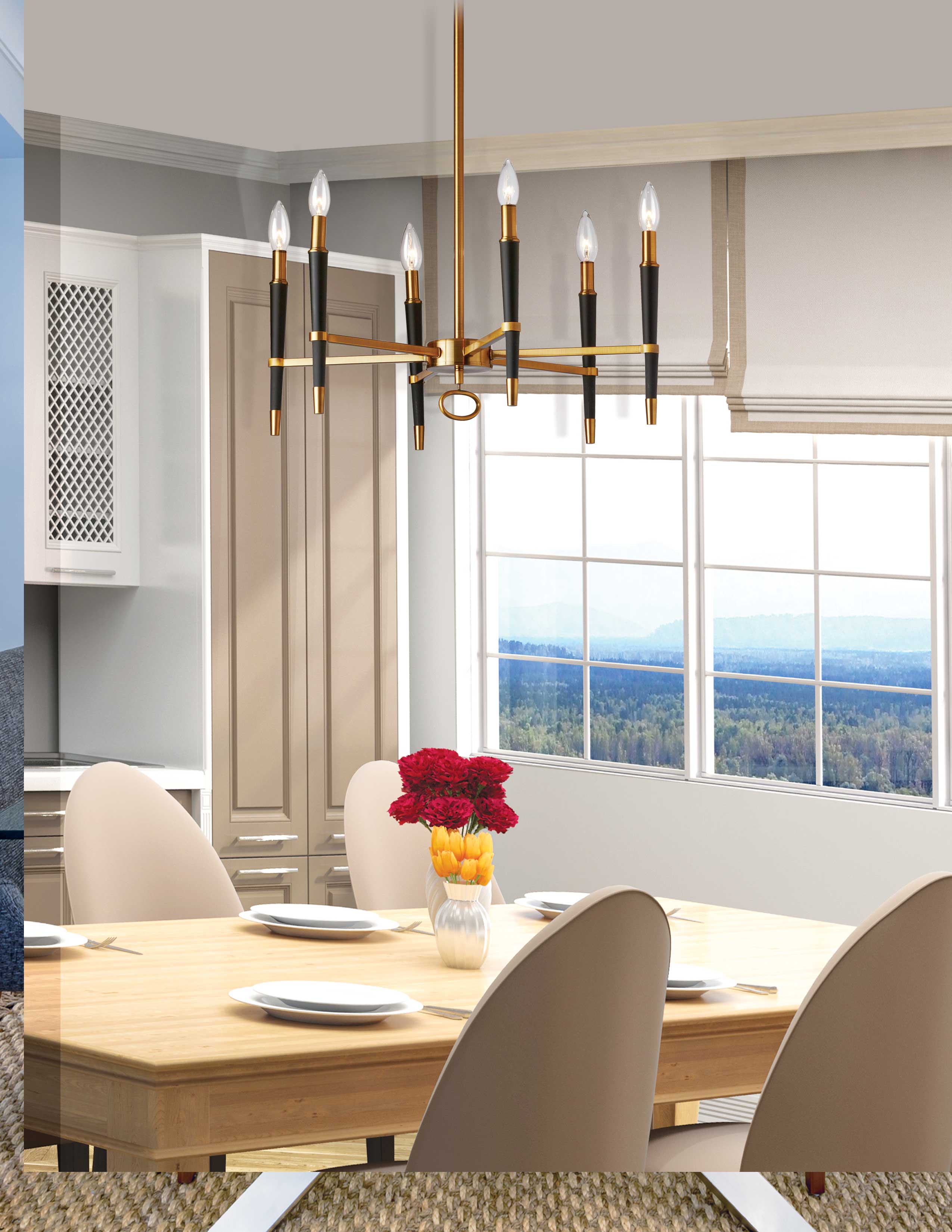 Luminaire suspendu Chrome poli | LANGFORD
