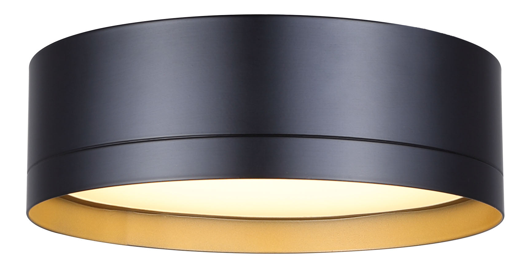 KYRIE Plafonnier Noir - LFM285A12BK | CANARM