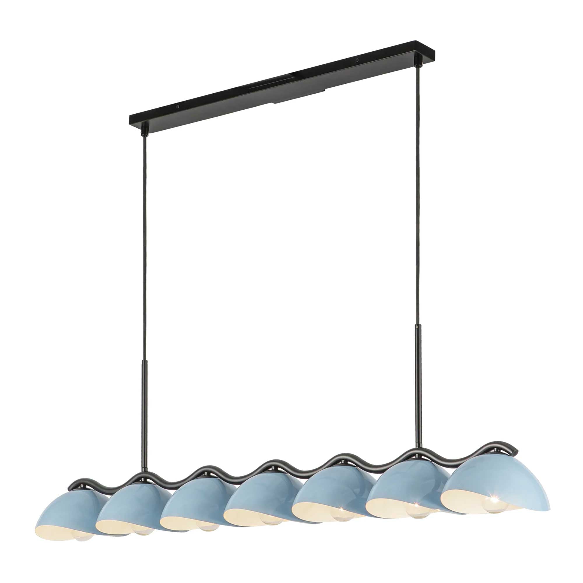 ATLAS Luminaire suspendu Noir - LP57642-BK/CER | KUZCO