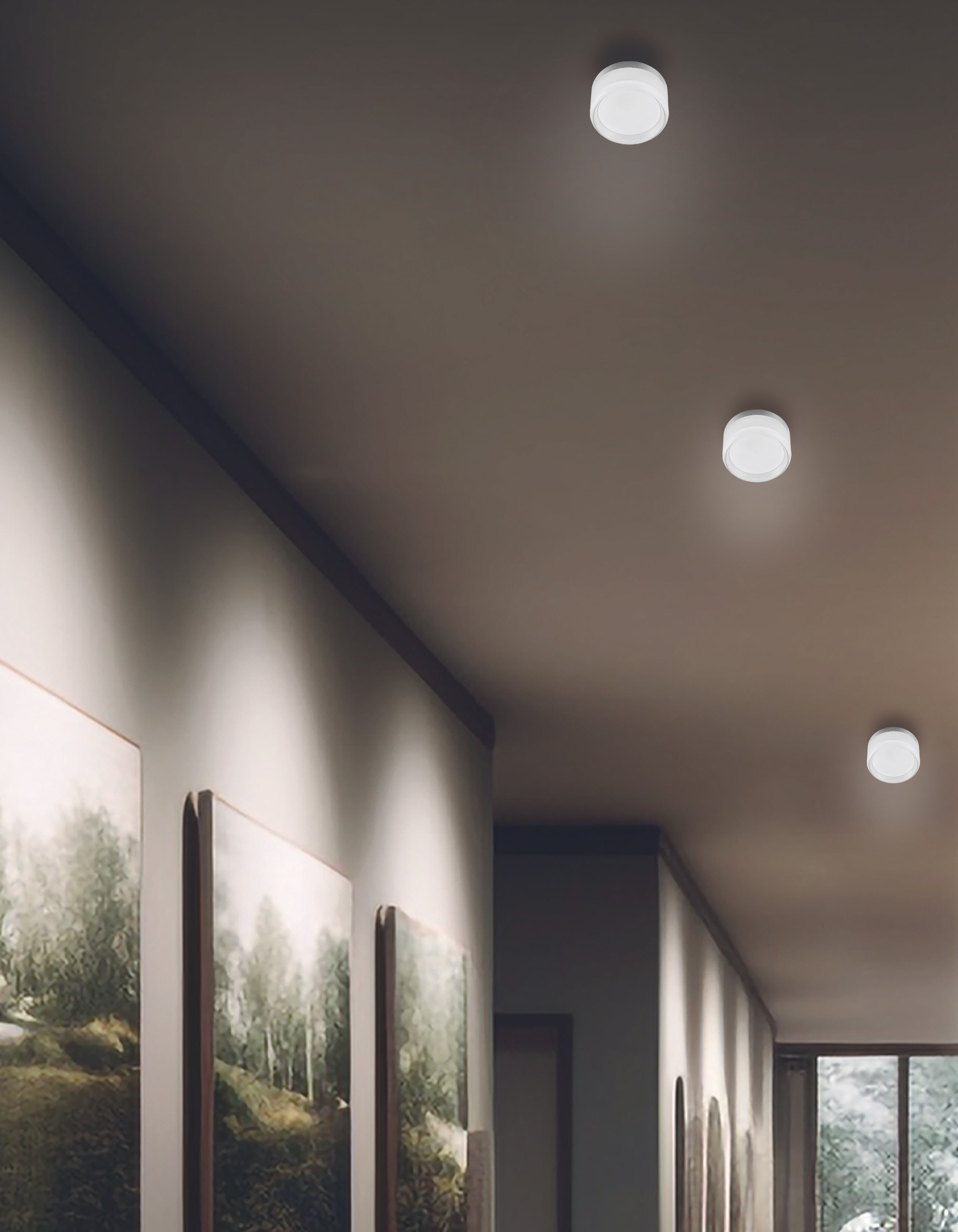 Applique murale | LUCIA — 6 po × 6 po (LUC-515LEDW)