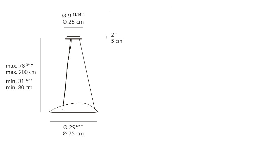 Suspension | Ameluna — Susp Led 46W 30K 3000 K