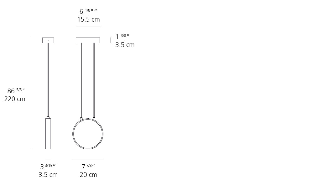 Suspension | Eclittica — 20 Susp Led 14W 30K 3000 K