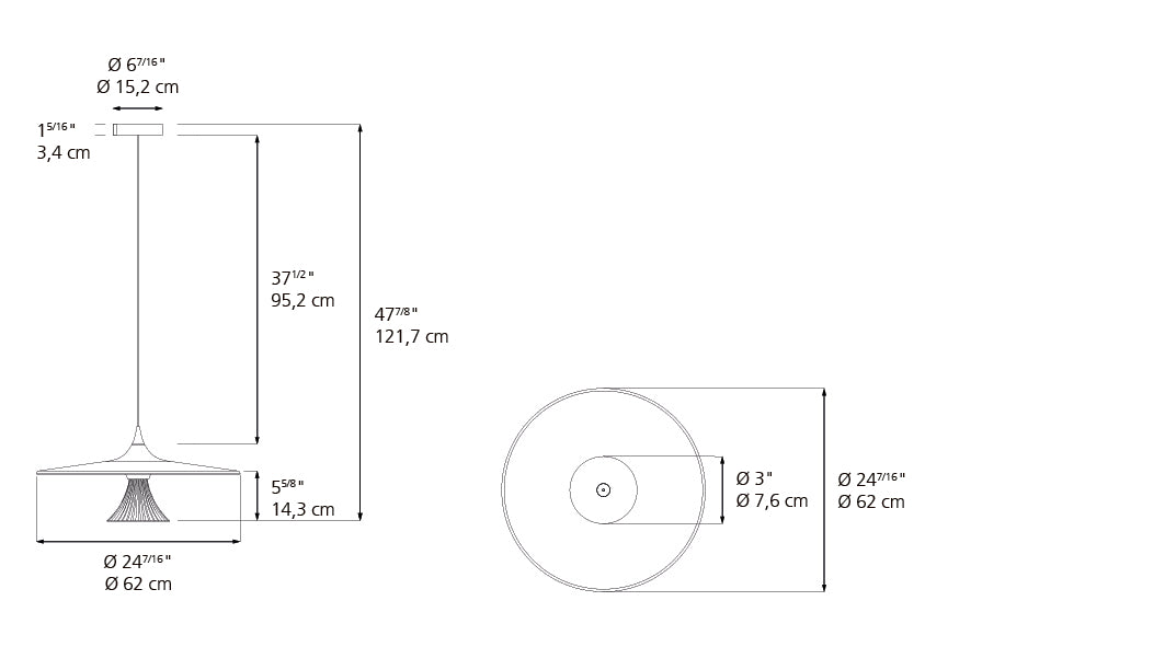 Suspension | Ipno — Susp Led 26W 30K 90CRI 3000 K