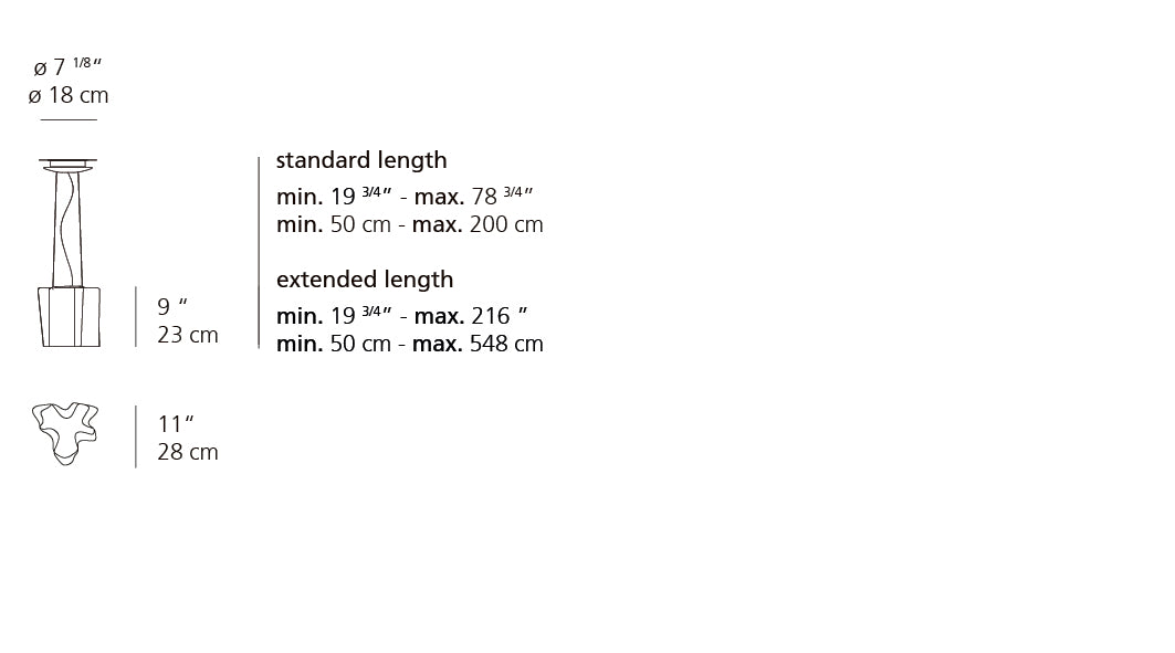 Suspension | Logico — Mini Susp Single 100W E26