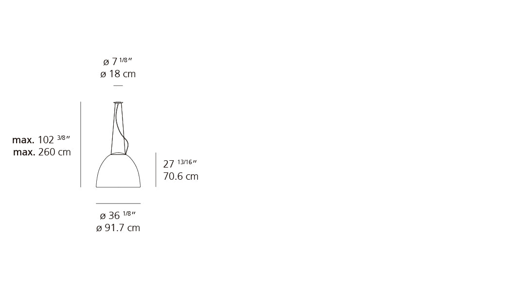 Suspension | Nur — 1618 Susp Led 124W 30K 3000 K