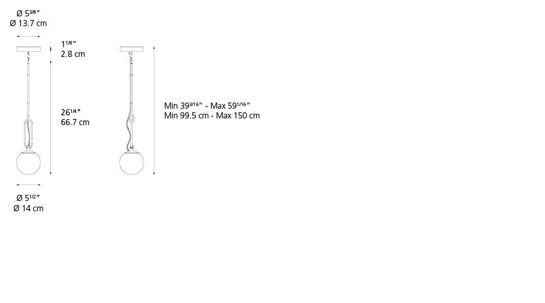 Suspension | nh — 14 Susp Led 5W E12