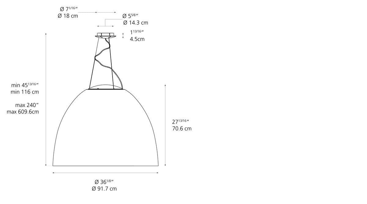Suspension | Nur 1618 Acoustic — Susp Led 124W 30K 93CRI 3000 K
