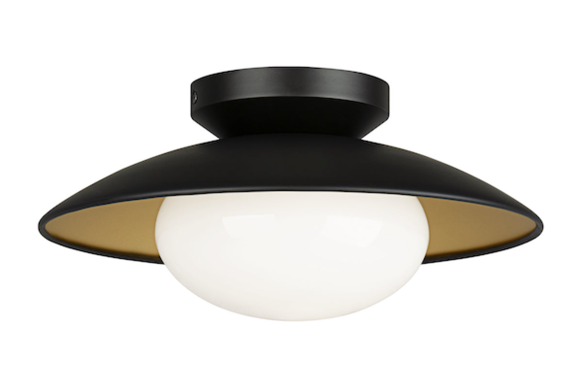 Plafonnier Noir et or | HATLEY