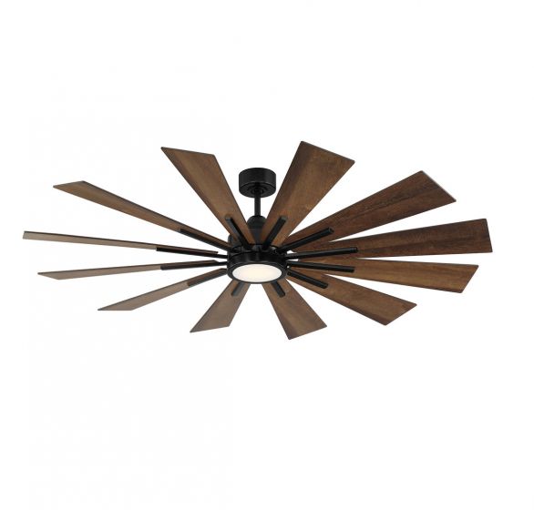 Ceiling fan Black INTEGRATED LED - M2024MBK | SAVOYS