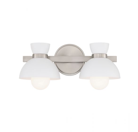 Bathroom wall sconce Nickel - M80074BN | SAVOYS