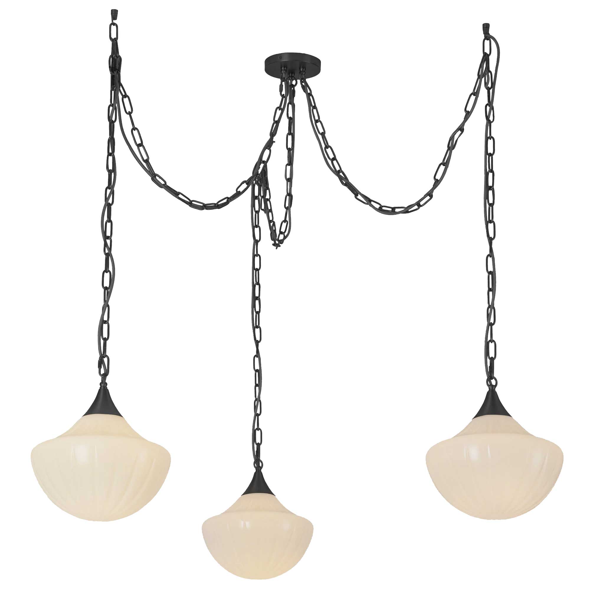 FARRAH Luminaire suspendu Noir - MP651312MBGR | KUZCO