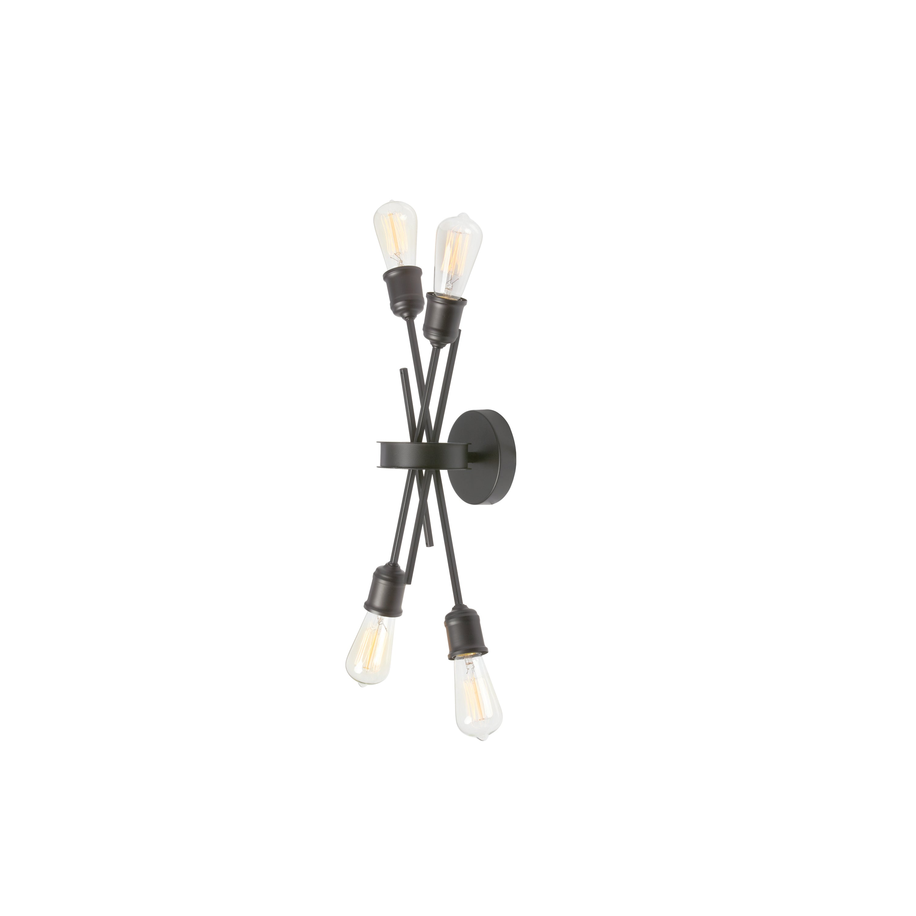 NEBRASKA Wall sconce Black - NEB-194W-ES | DAINOLITE
