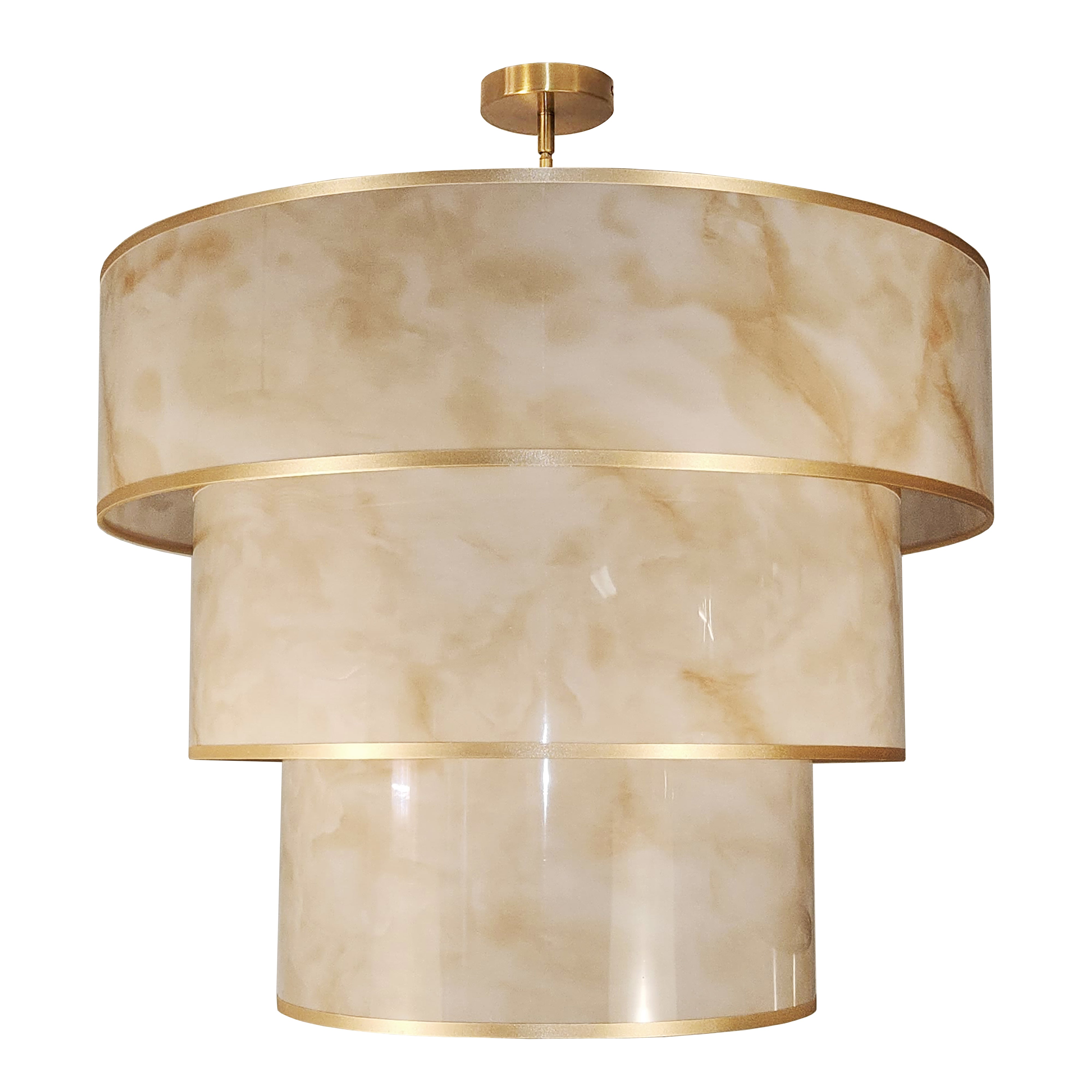 Luminaire suspendu Albâtre synthétique | NENA