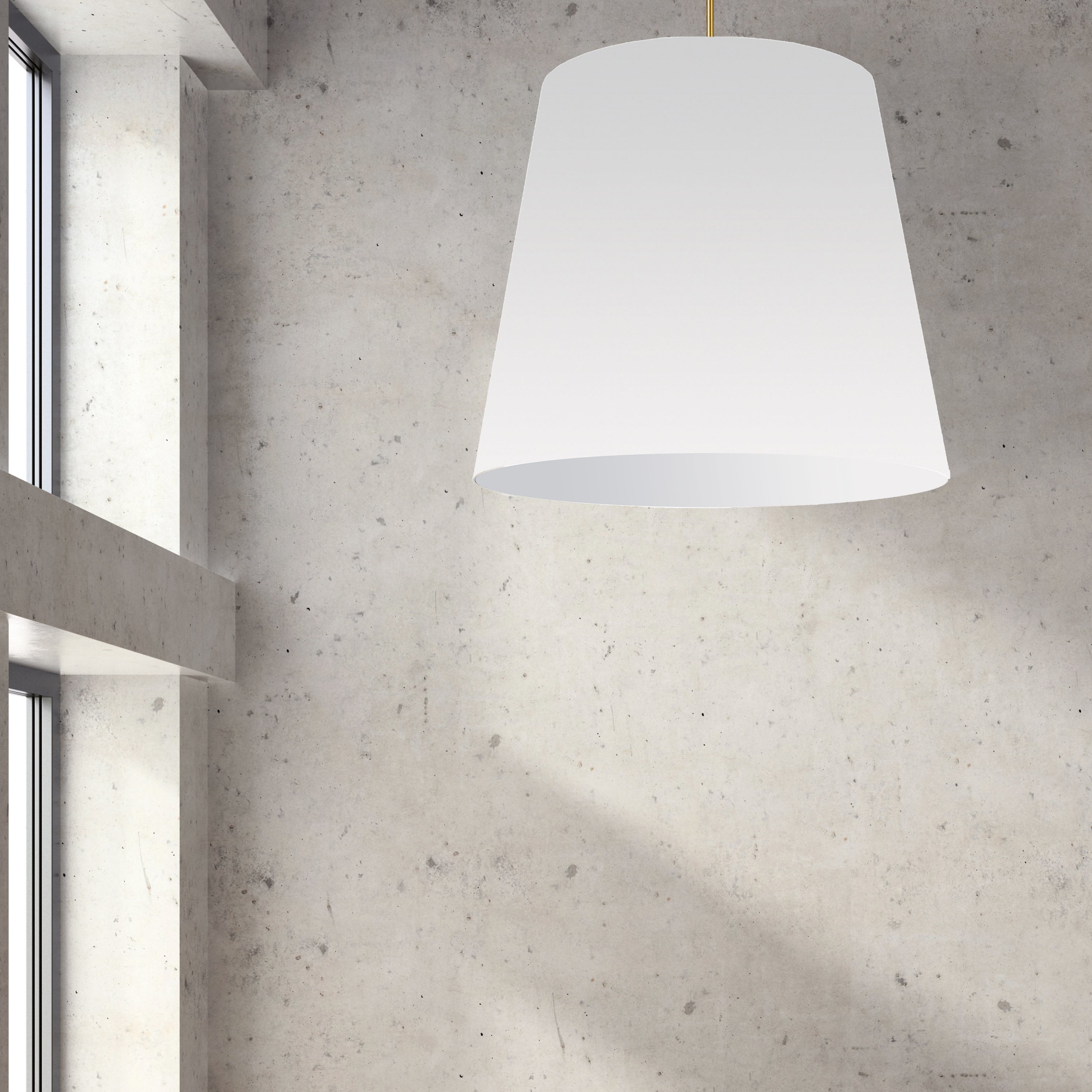 Luminaire suspendu Blanc | OVERSIZED DRUM
