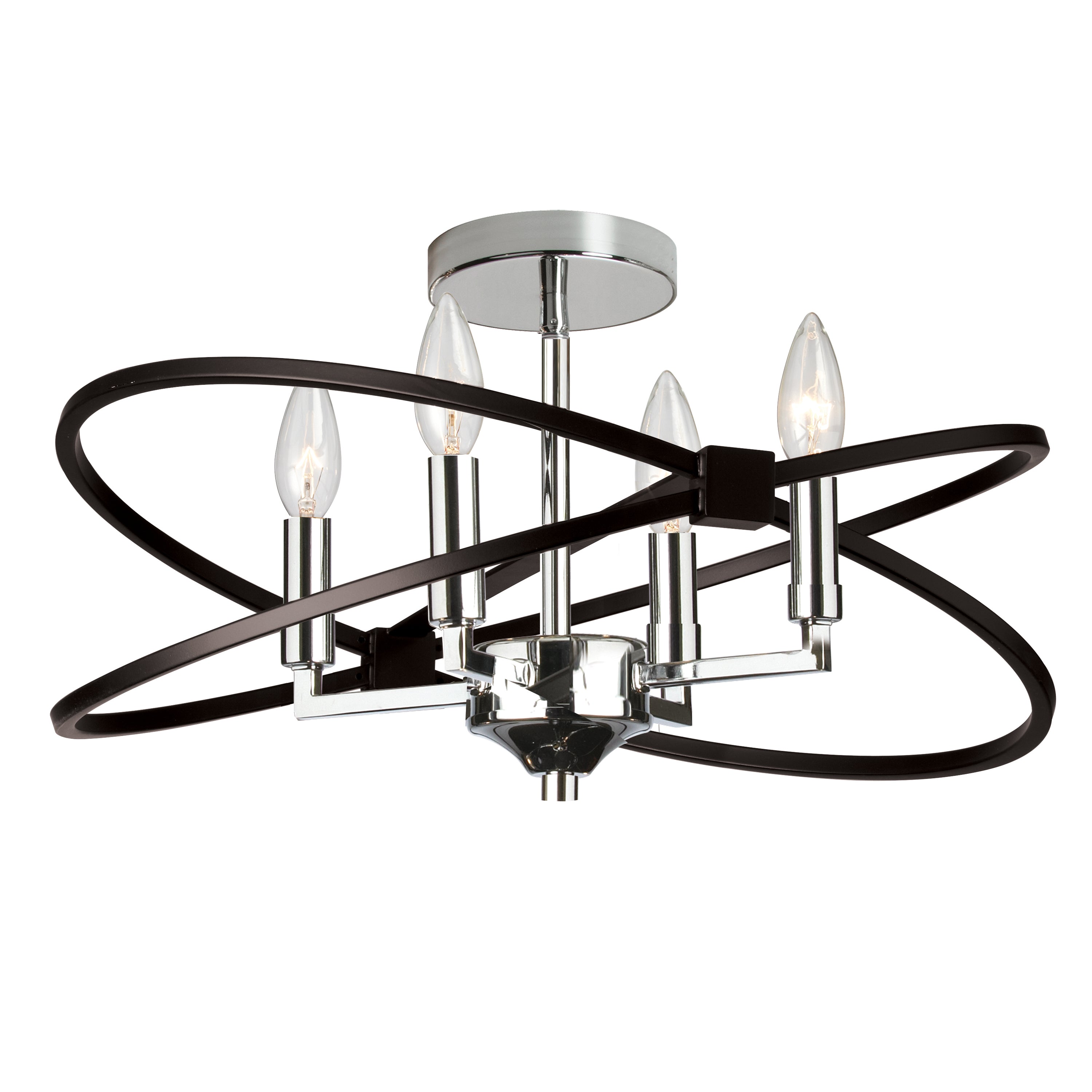 PALOMA Semi-Flush mount  Chrome - PAL-184SF-PC-MB | DAINOLITE
