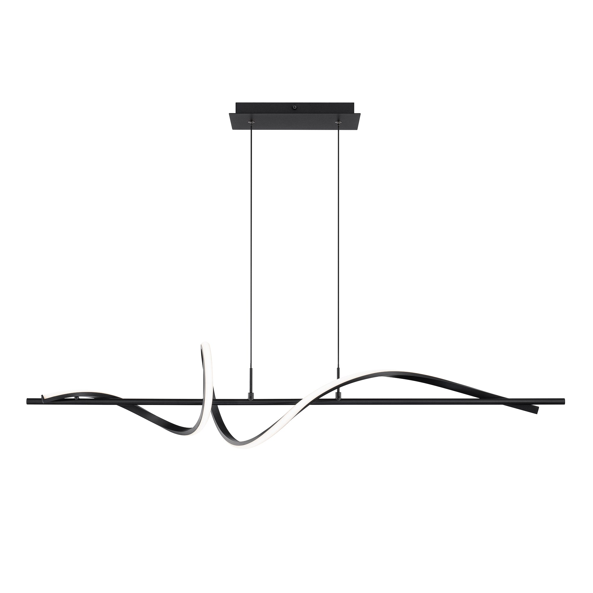 CORKSCREW Luminaire suspendu Noir DEL INTÉGRÉ - PD-39443-30-BK | WAC