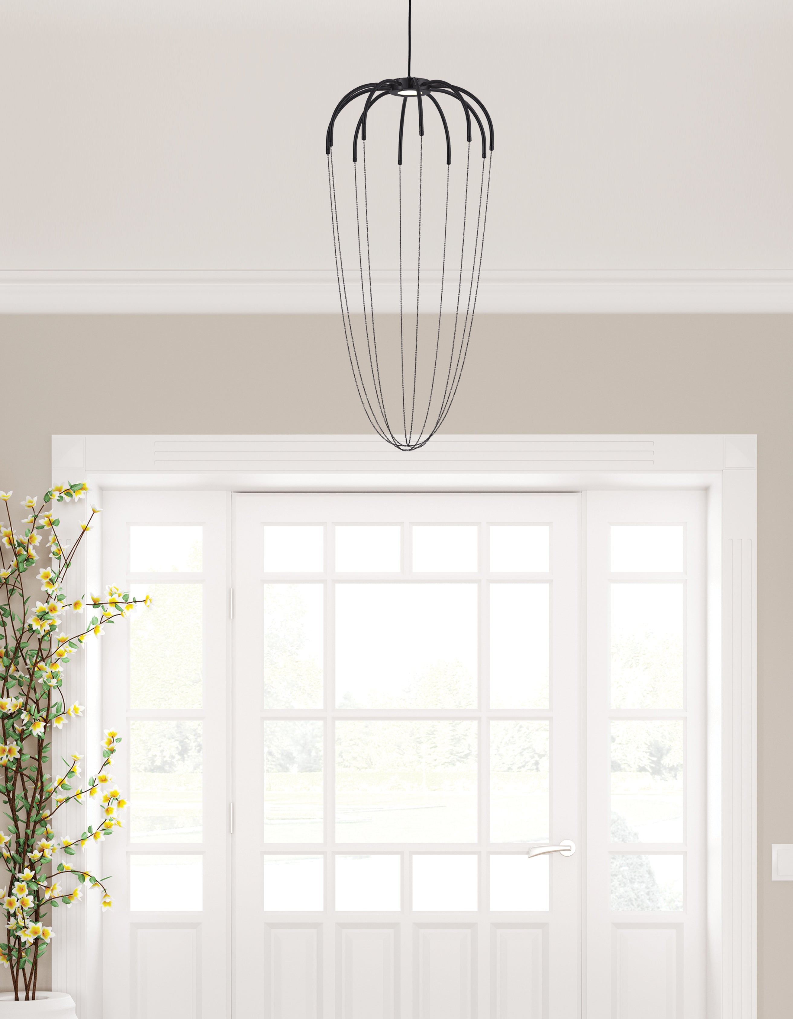 Luminaire suspendu Noir mat | PERLA