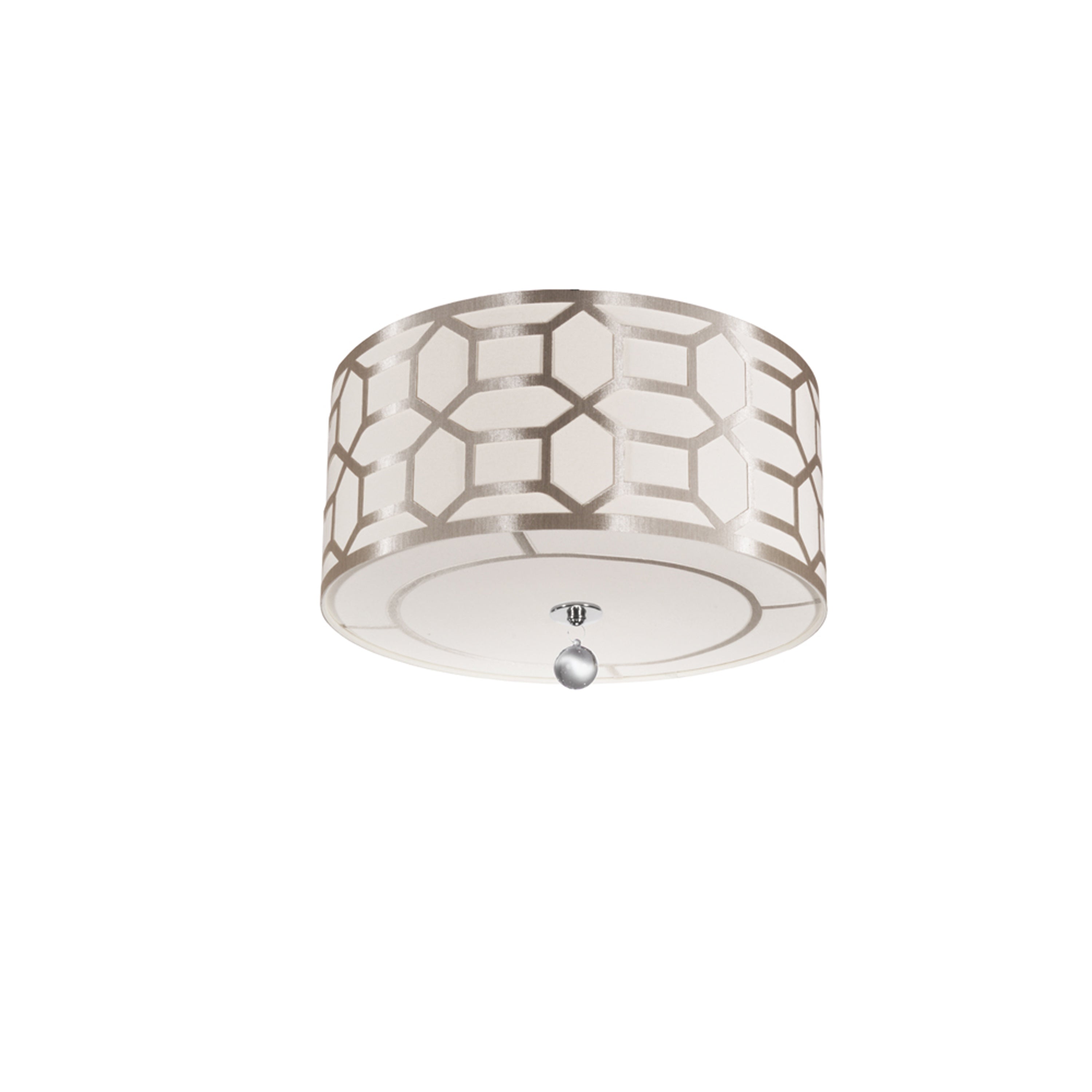 PEMBROKE Flush mount  Gold - PEM-184FH-PC-WG | DAINOLITE