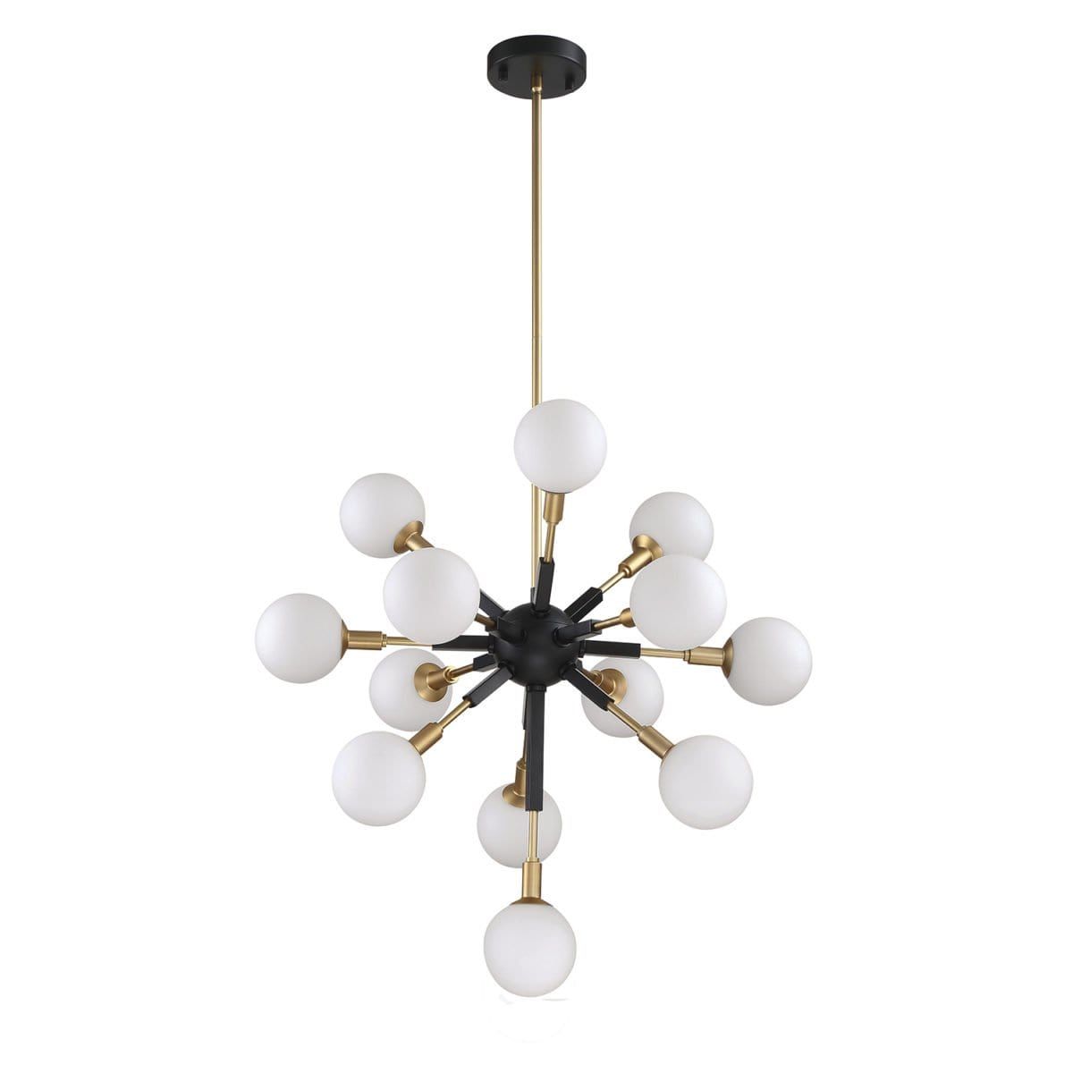 Luminaire suspendu Noir et laiton | AMBIENCE