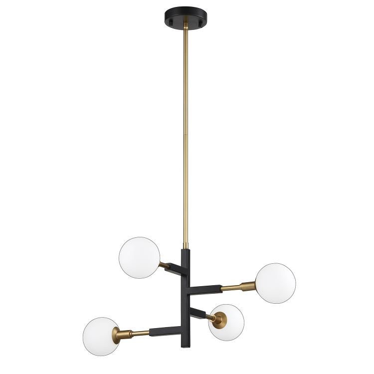 Luminaire suspendu Noir et laiton | AMBIENCE