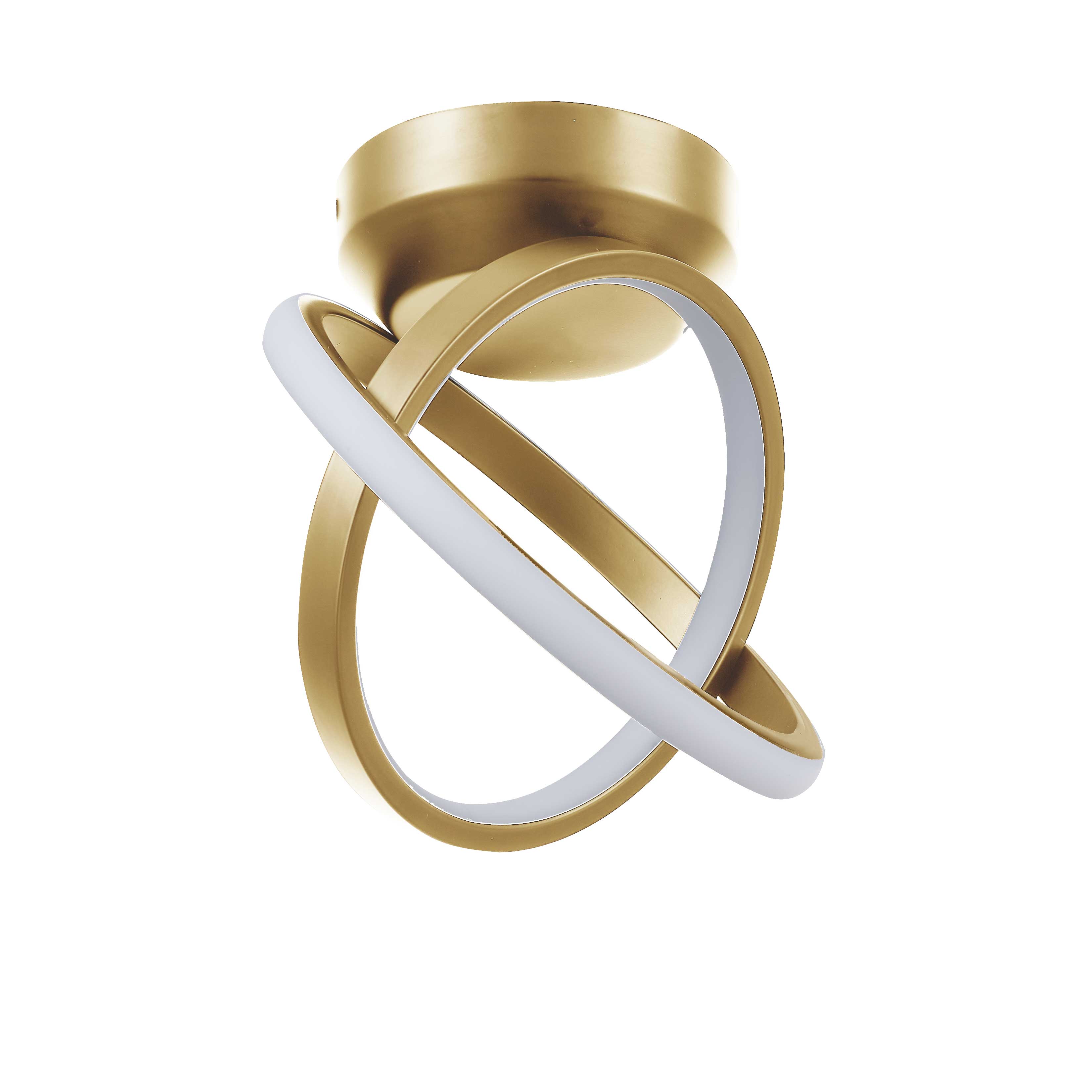 PHILO Semi-Flush mount  Gold INTEGRATED LED - PHO-716LEDSF-AGB | DAINOLITE