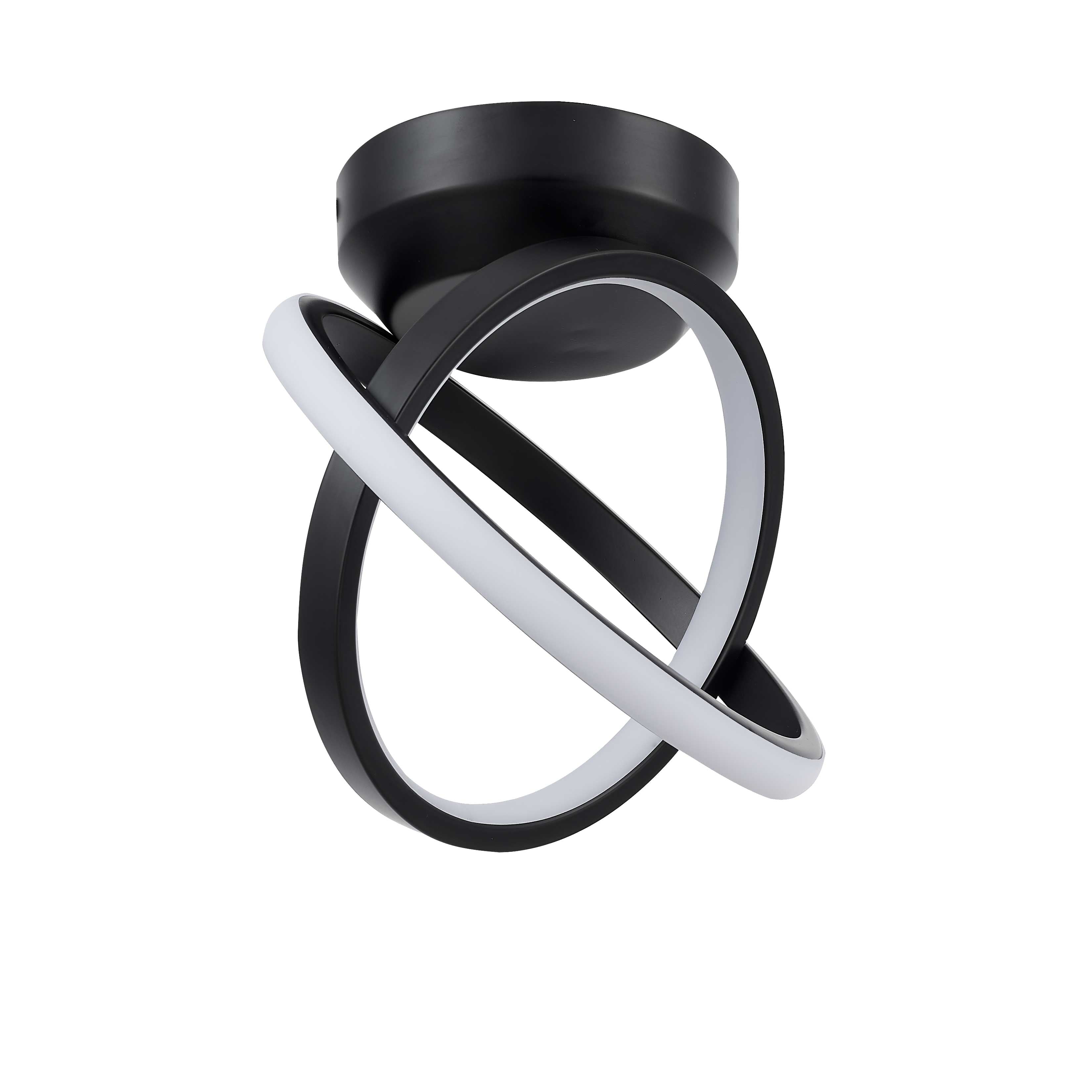 PHILO Semi-Flush mount  Black INTEGRATED LED - PHO-716LEDSF-MB | DAINOLITE