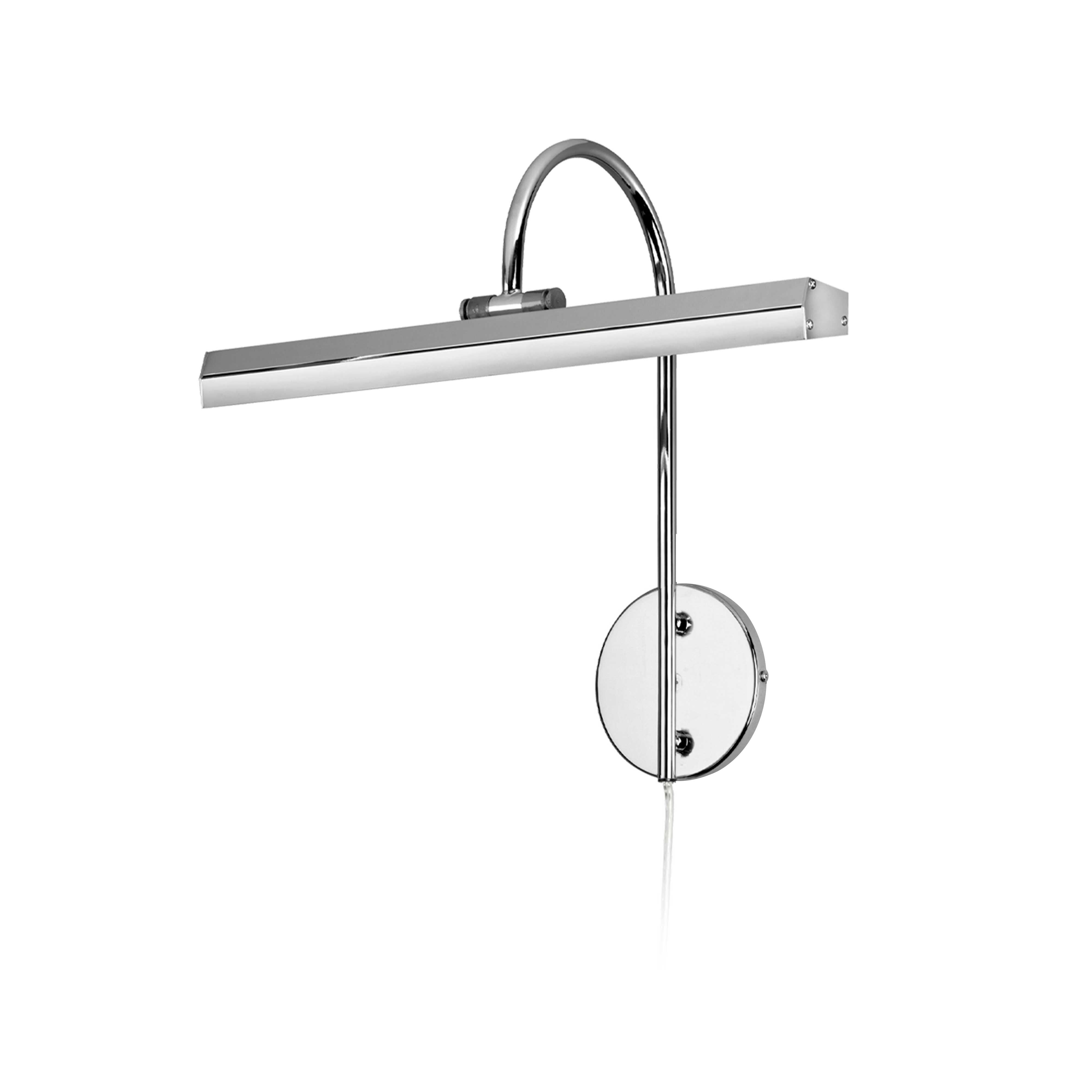 DISPLAY/EXHIBIT Wall sconce à tableau Chrome INTEGRATED LED - PIC120-16LED-PC | DAINOLITE