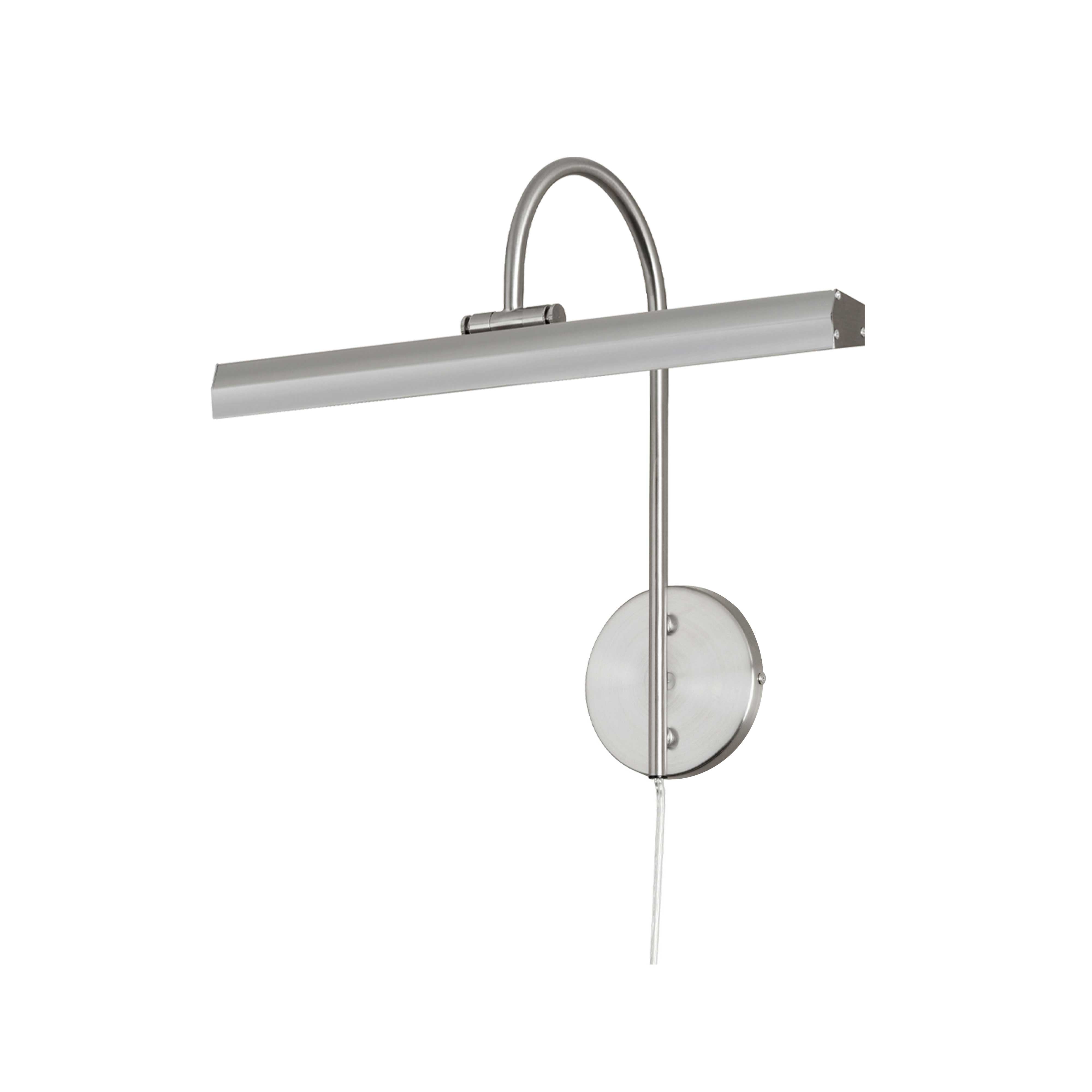 DISPLAY/EXHIBIT Wall sconce à tableau Chrome INTEGRATED LED - PIC120-16LED-SC | DAINOLITE