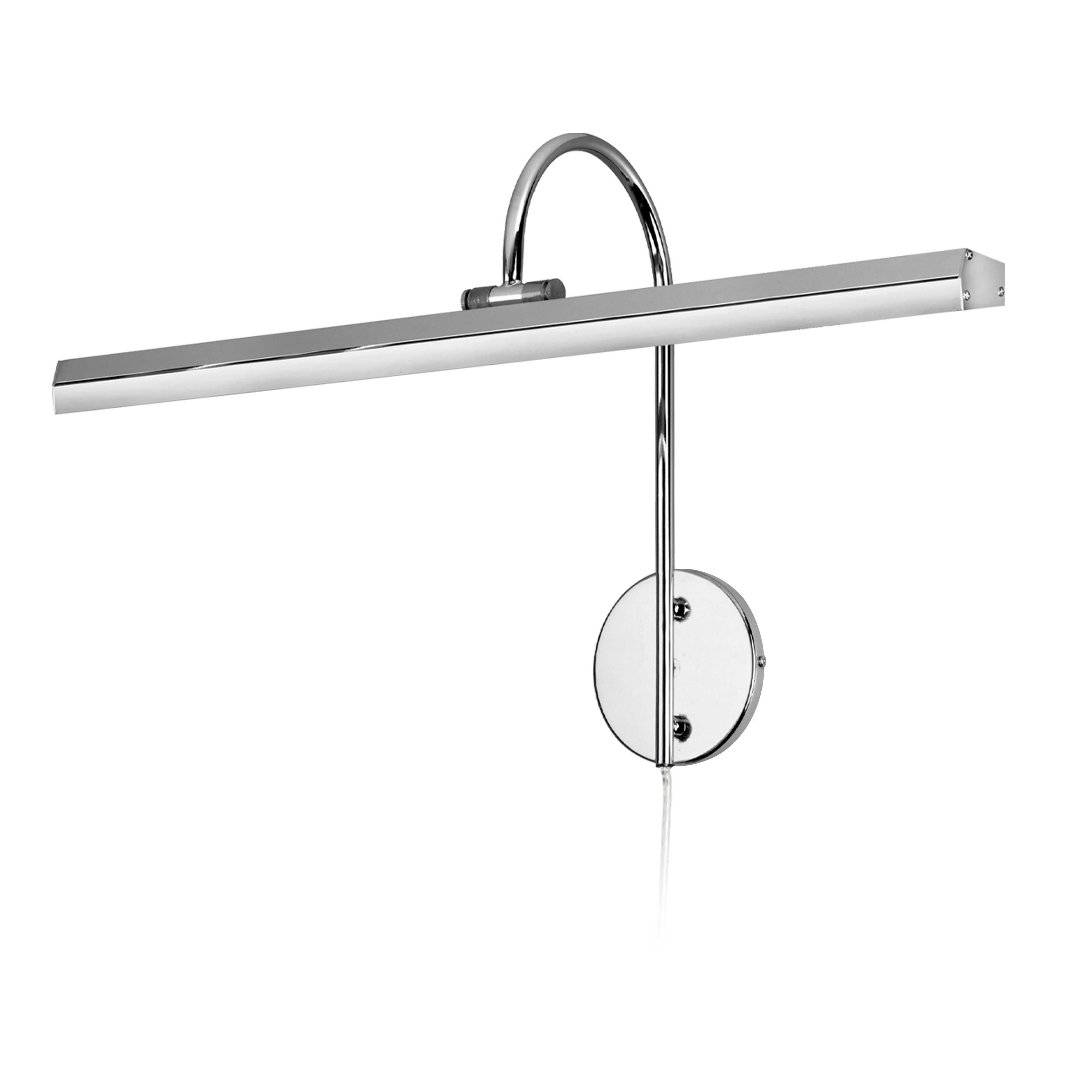 DISPLAY/EXHIBIT Wall sconce à tableau Chrome INTEGRATED LED - PIC120-23LED-PC | DAINOLITE