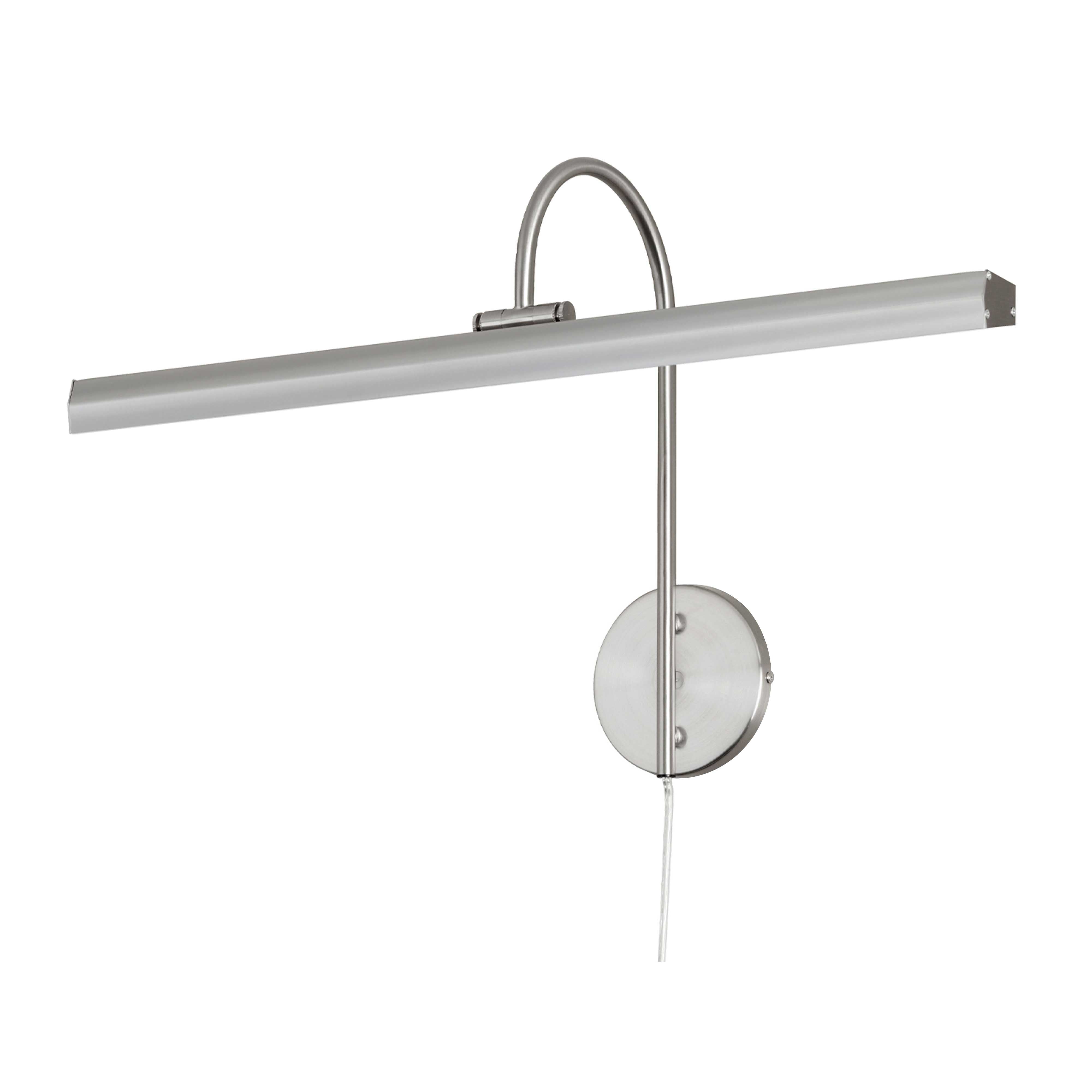 DISPLAY/EXHIBIT Wall sconce à tableau Chrome INTEGRATED LED - PIC120-23LED-SC | DAINOLITE