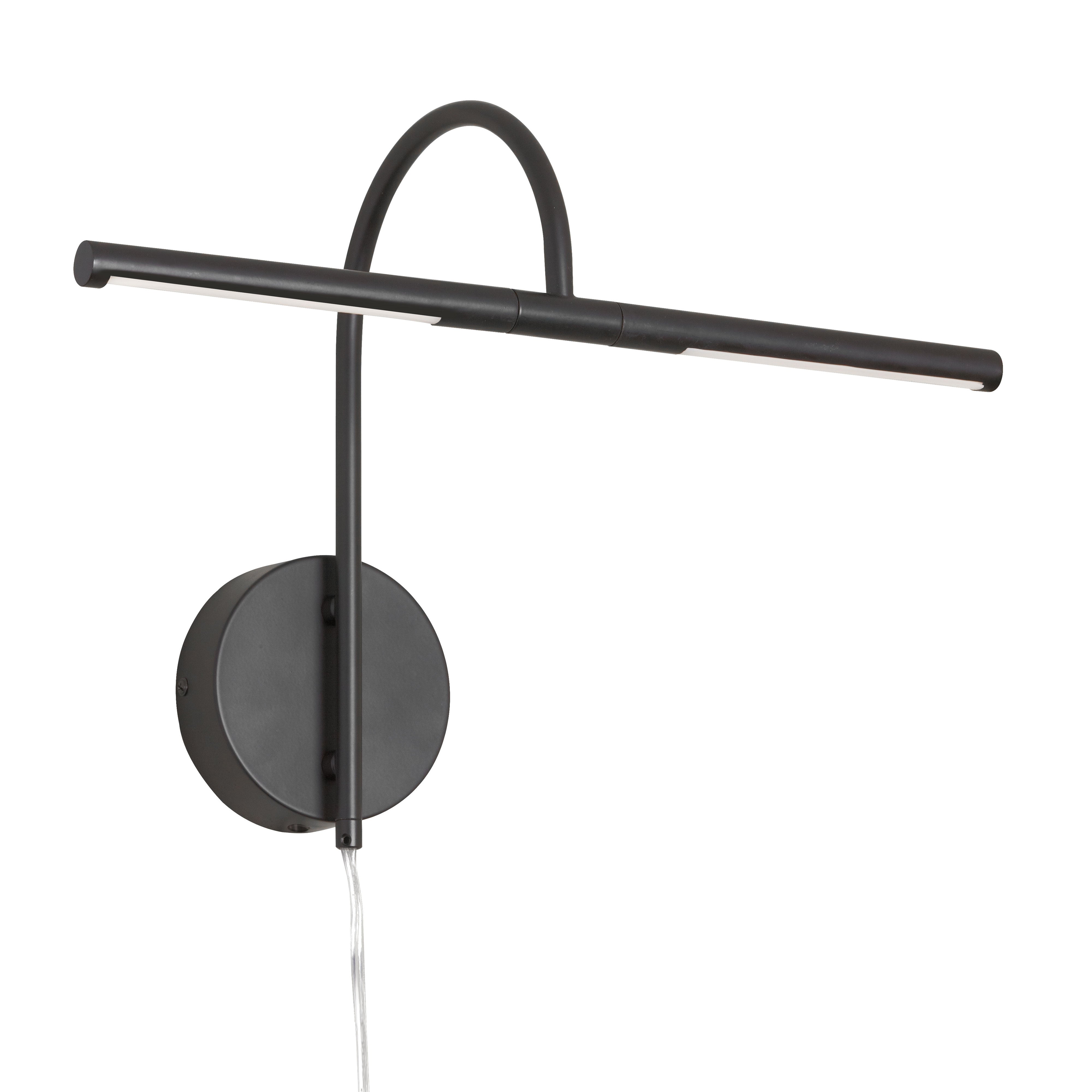 DISPLAY/EXHIBIT Wall sconce à tableau Black INTEGRATED LED - PICLED-152-MB | DAINOLITE
