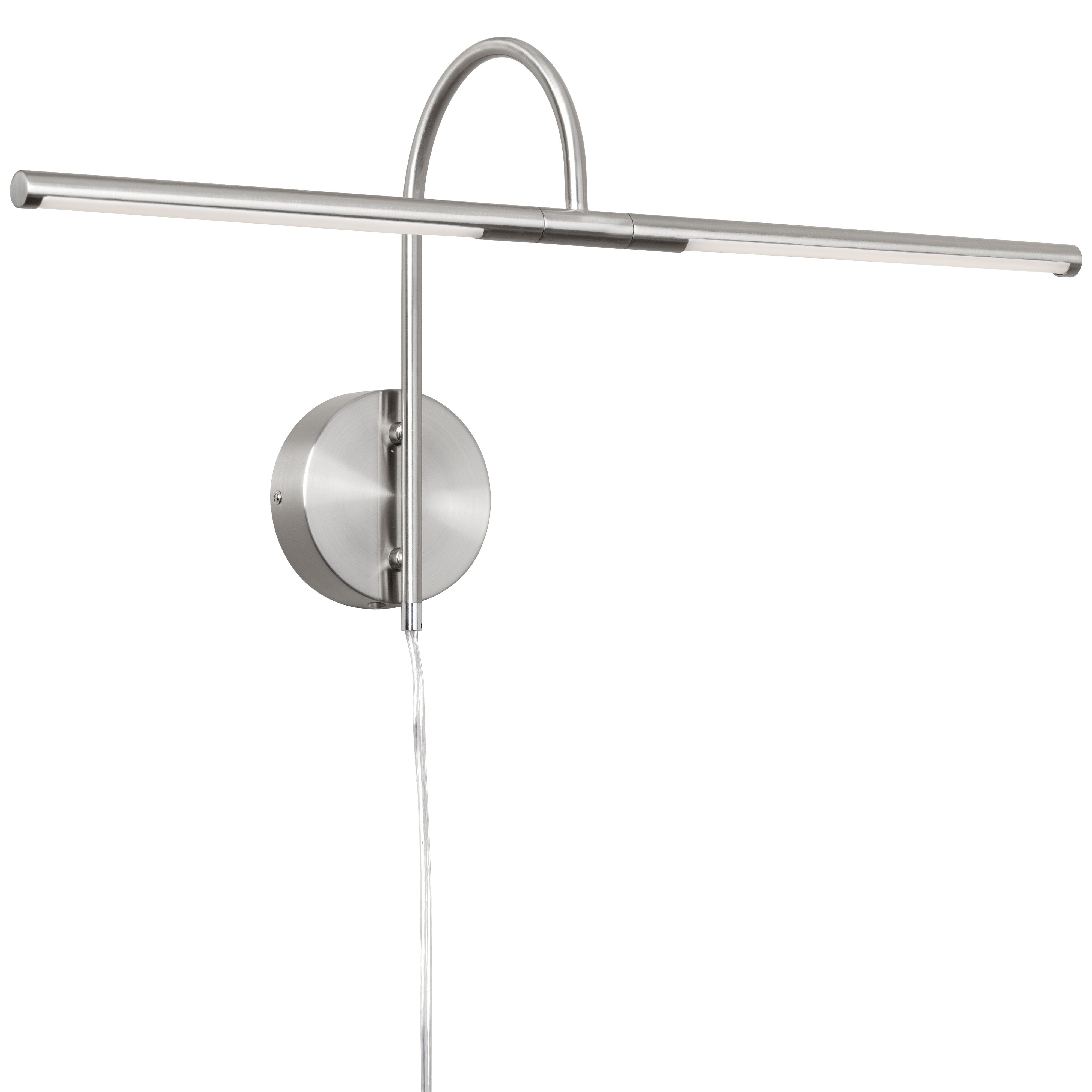 DISPLAY/EXHIBIT Wall sconce à tableau Chrome INTEGRATED LED - PICLED-242-SC | DAINOLITE