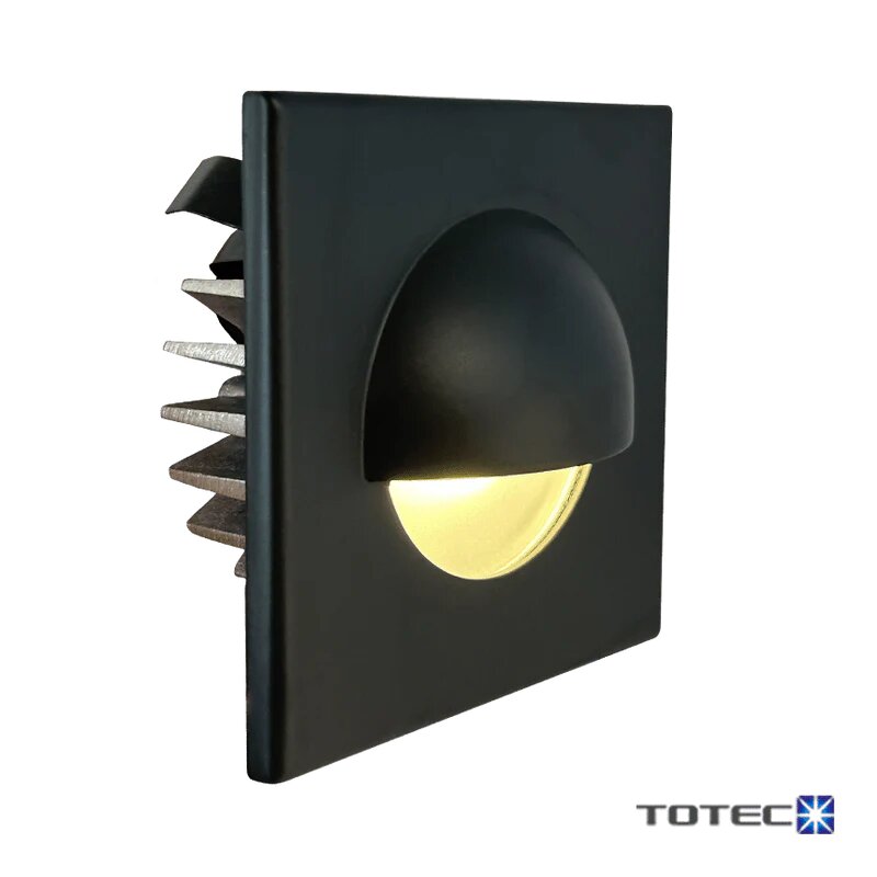 Encastré Noir DEL INTÉGRÉ - PKD502-35KFR-BK | TOTEC