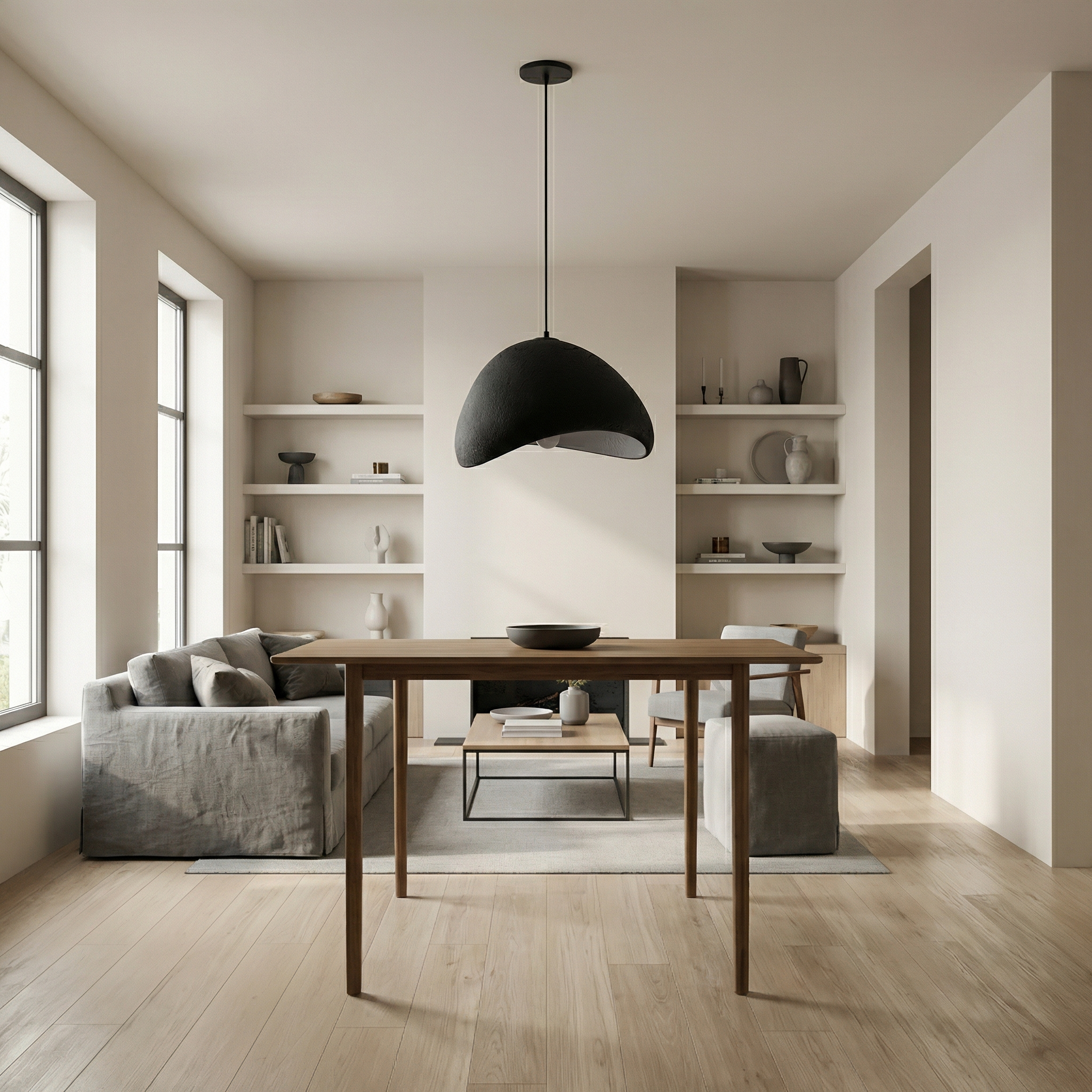 Luminaire suspendu Noir mat | PILAR