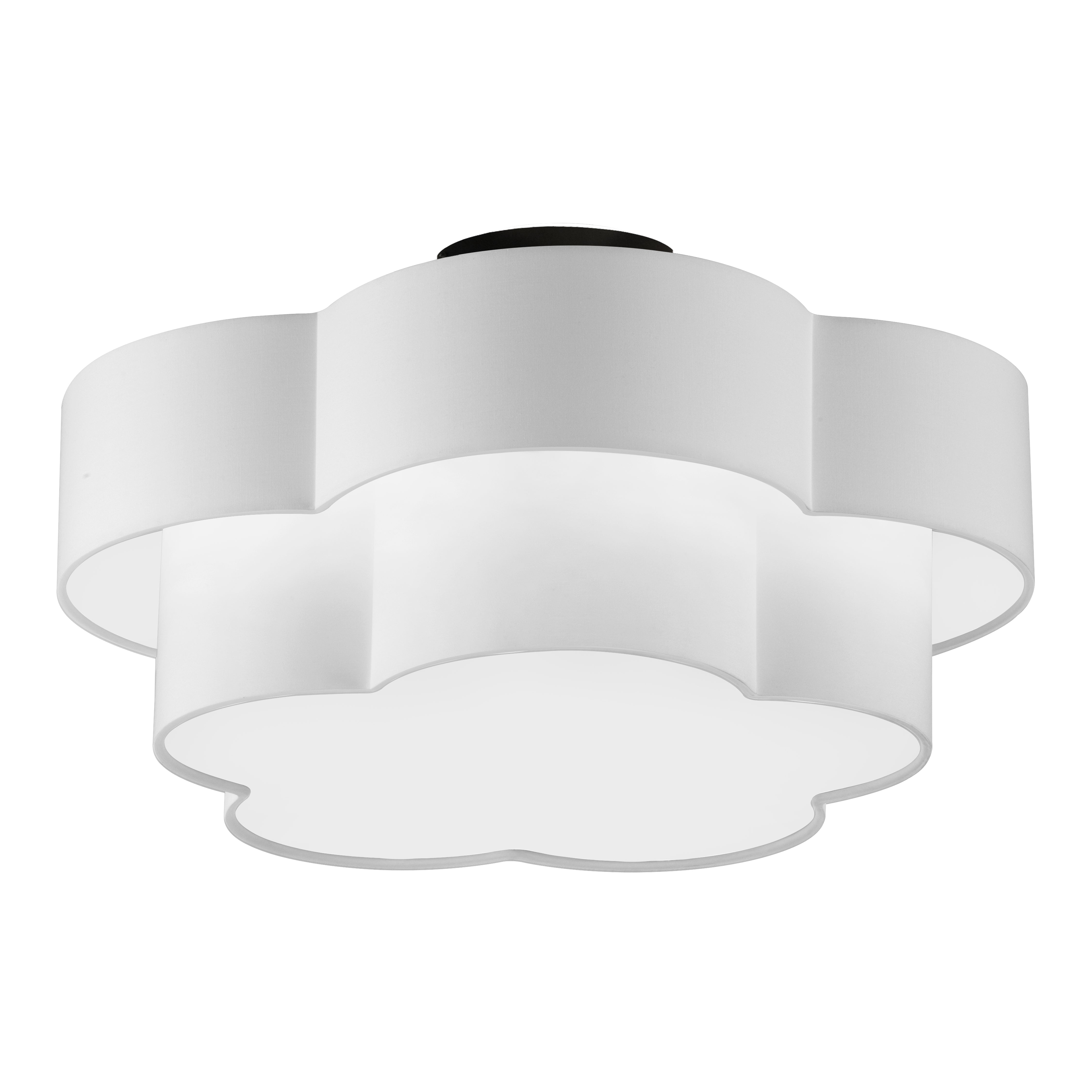 PHLOX Flush mount  White - PLX-203FH-MB-WH | DAINOLITE
