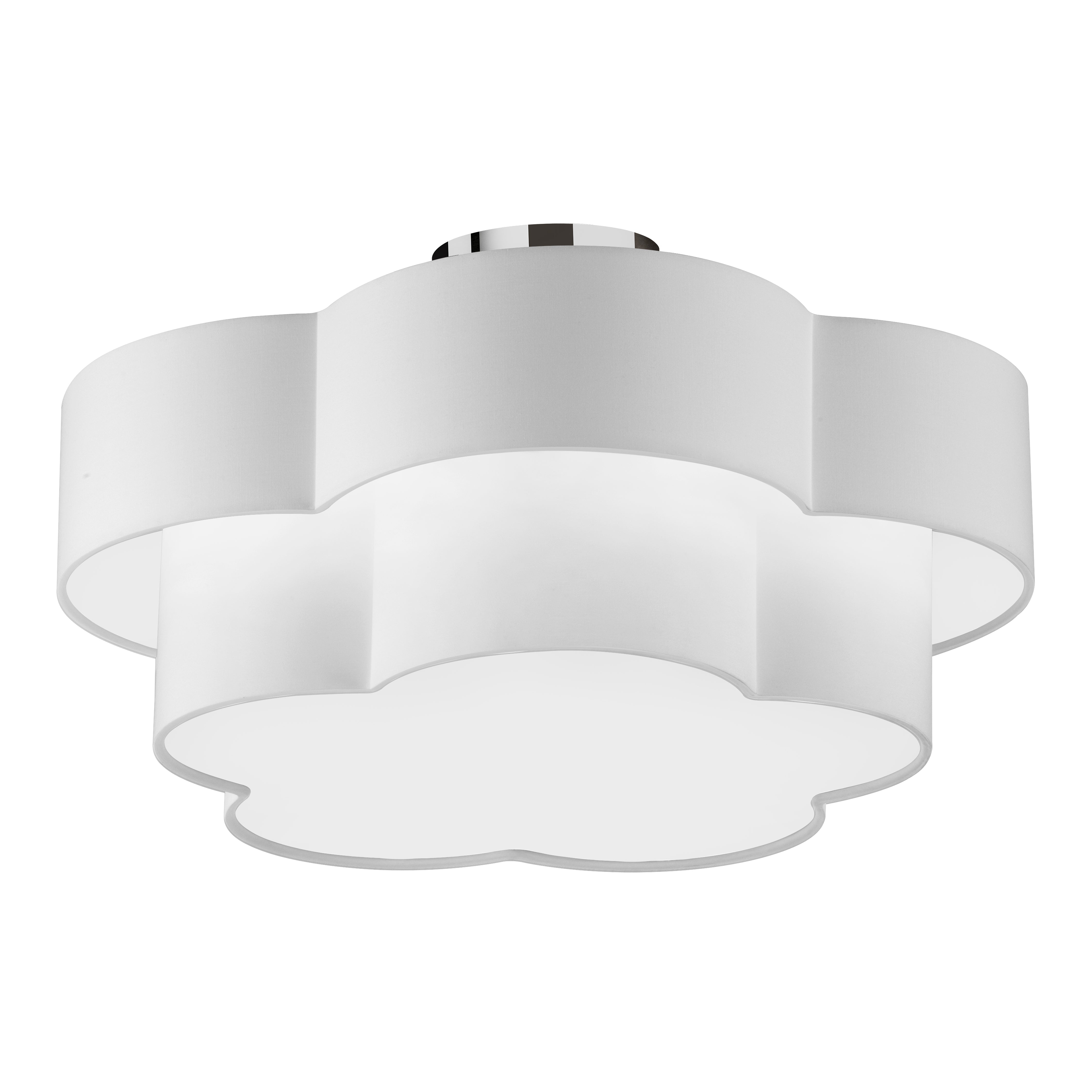 PHLOX Flush mount  White - PLX-203FH-PC-WH | DAINOLITE