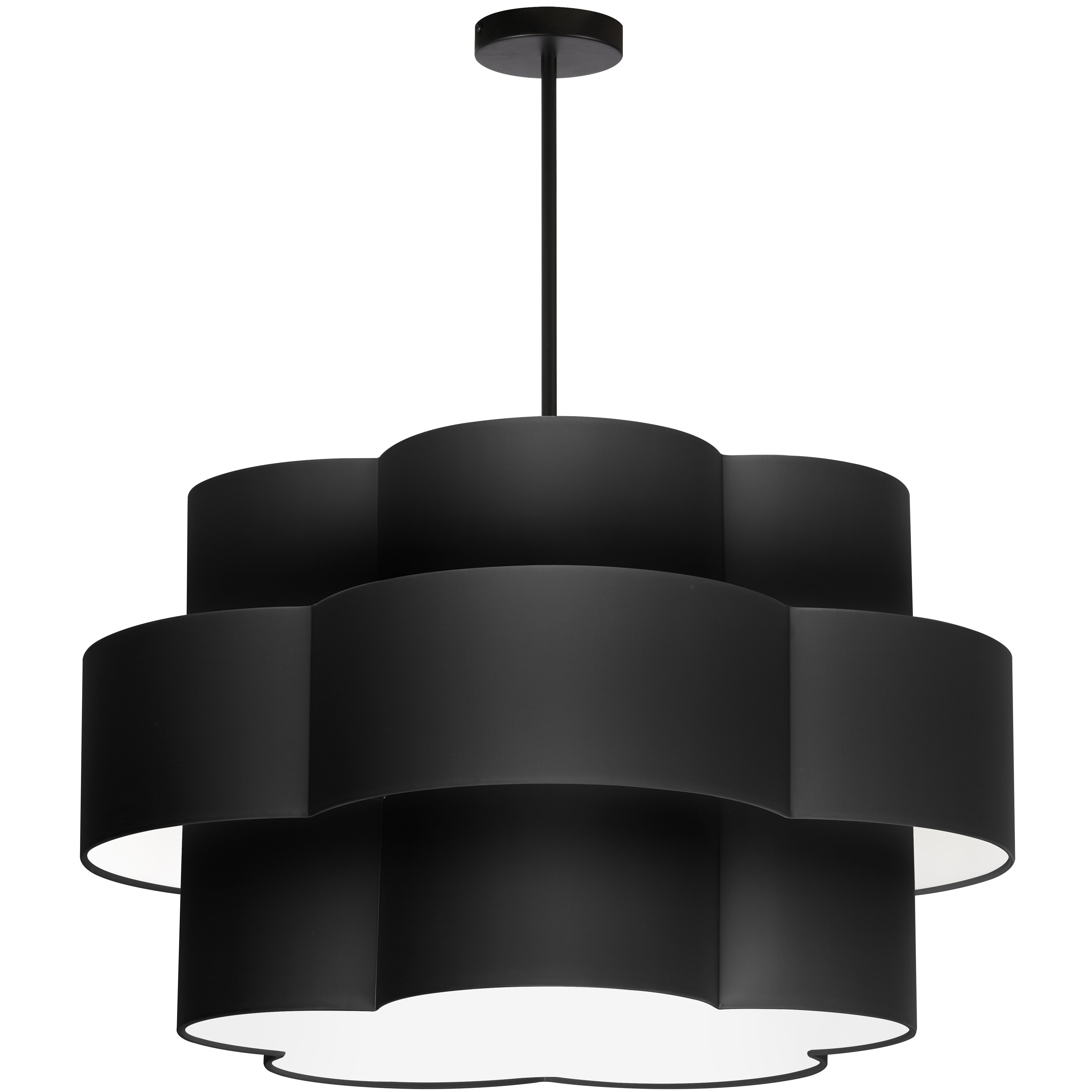 PHLOX Chandelier Black - PLX-284C-MB-BK | DAINOLITE