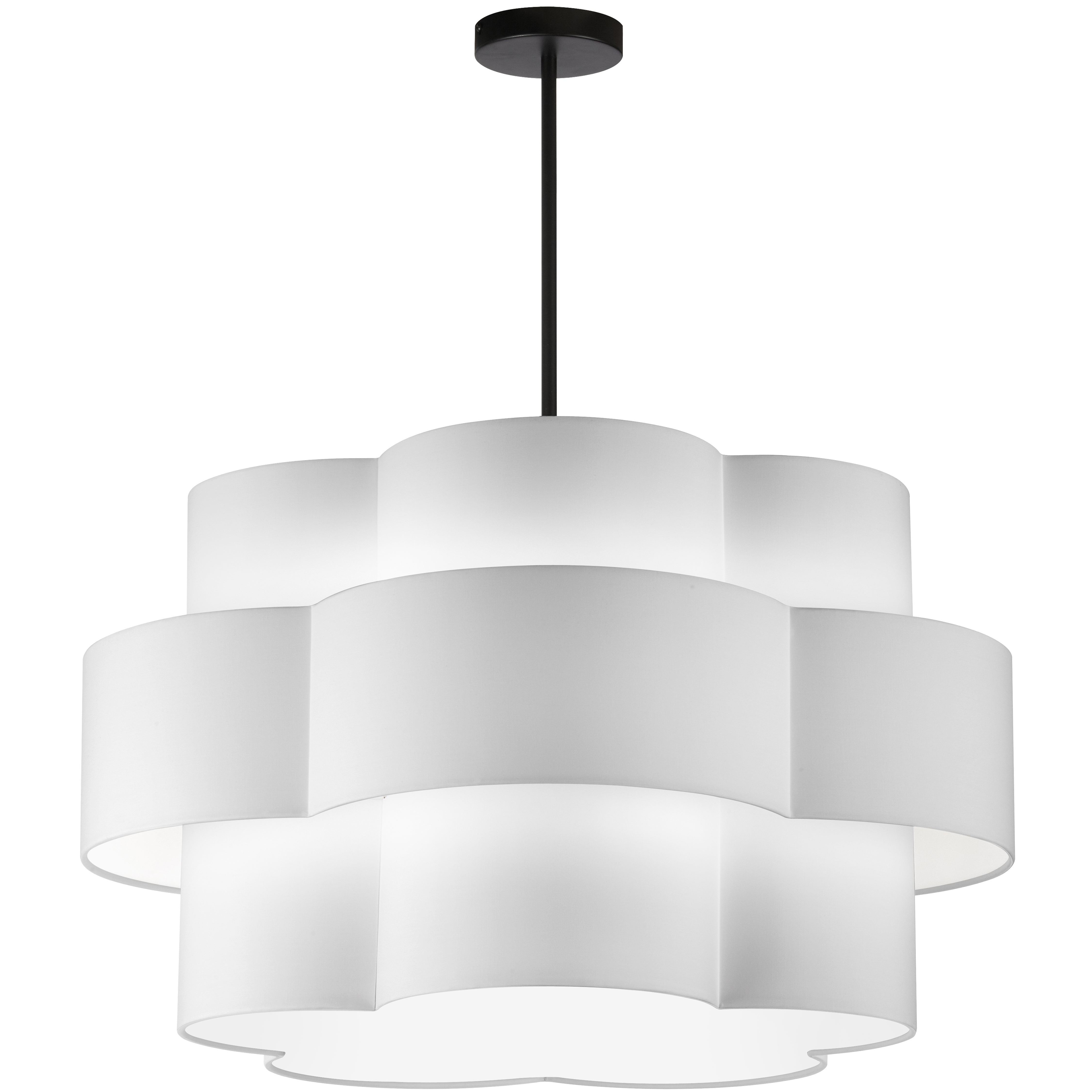 PHLOX Chandelier White - PLX-284C-MB-WH | DAINOLITE