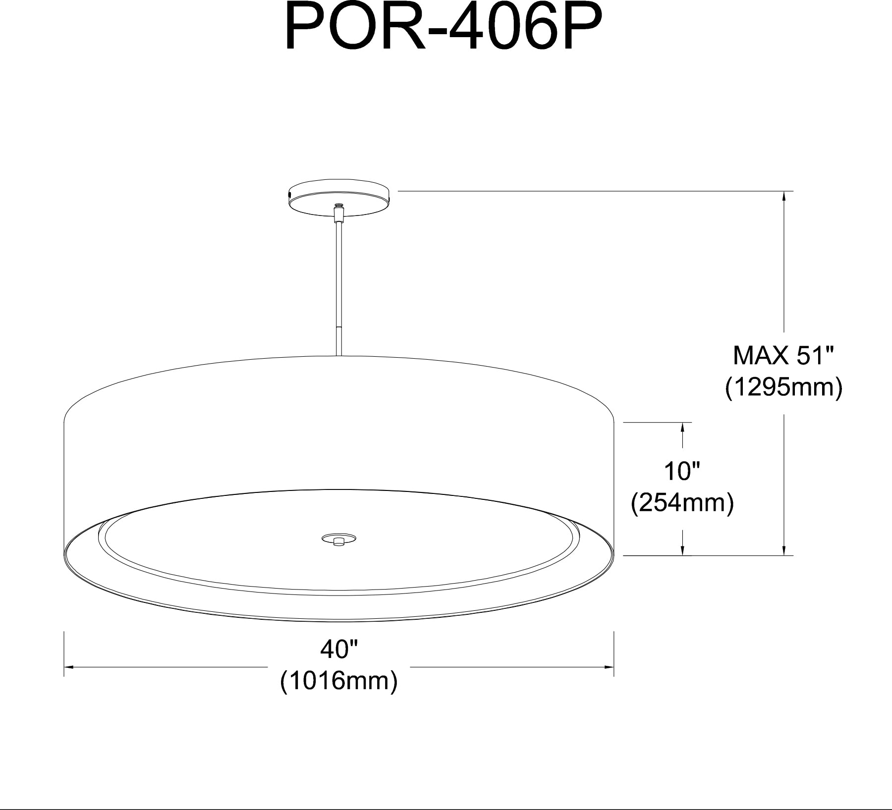 Luminaire suspendu Blanc | PORSCHA