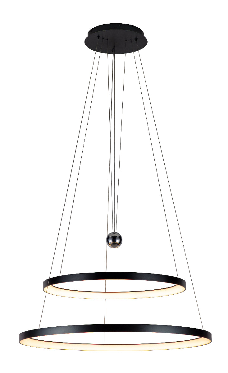 COSIMA Suspension Noir DEL INTÉGRÉ - PP121548-BK | PAGE-ONE