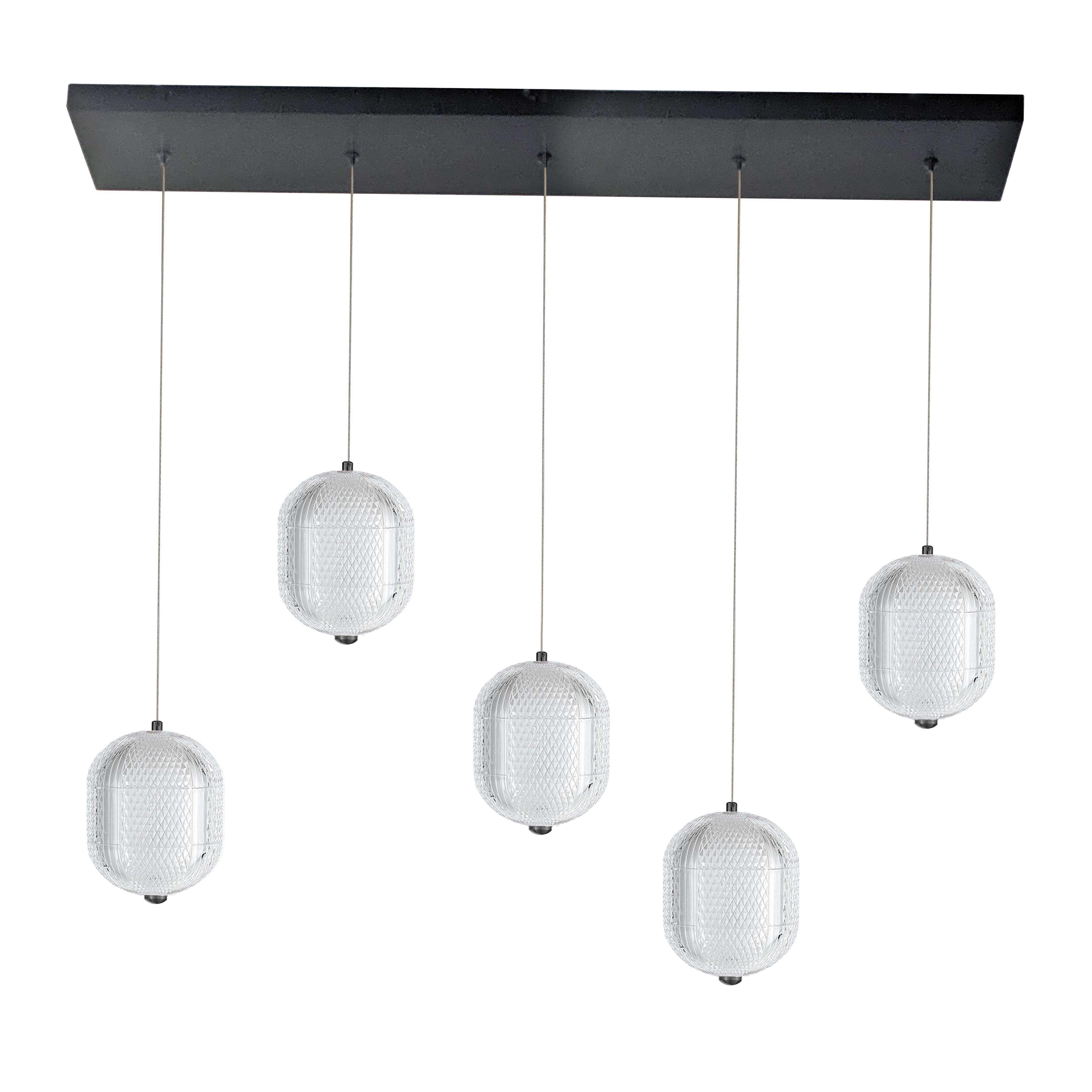 Luminaire suspendu Transparent | C — 32 po