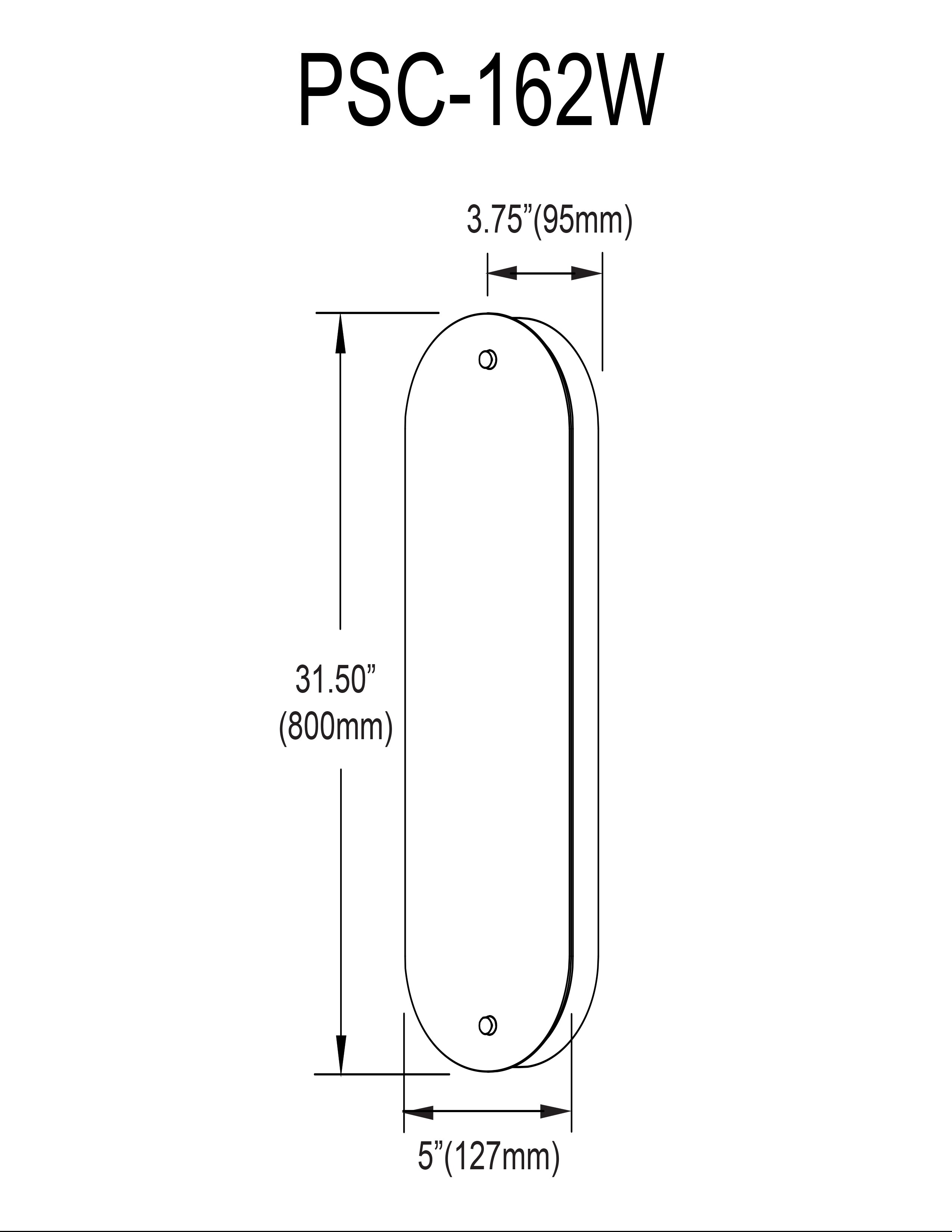 Applique murale | PASCAL — 5 po × 16 po
