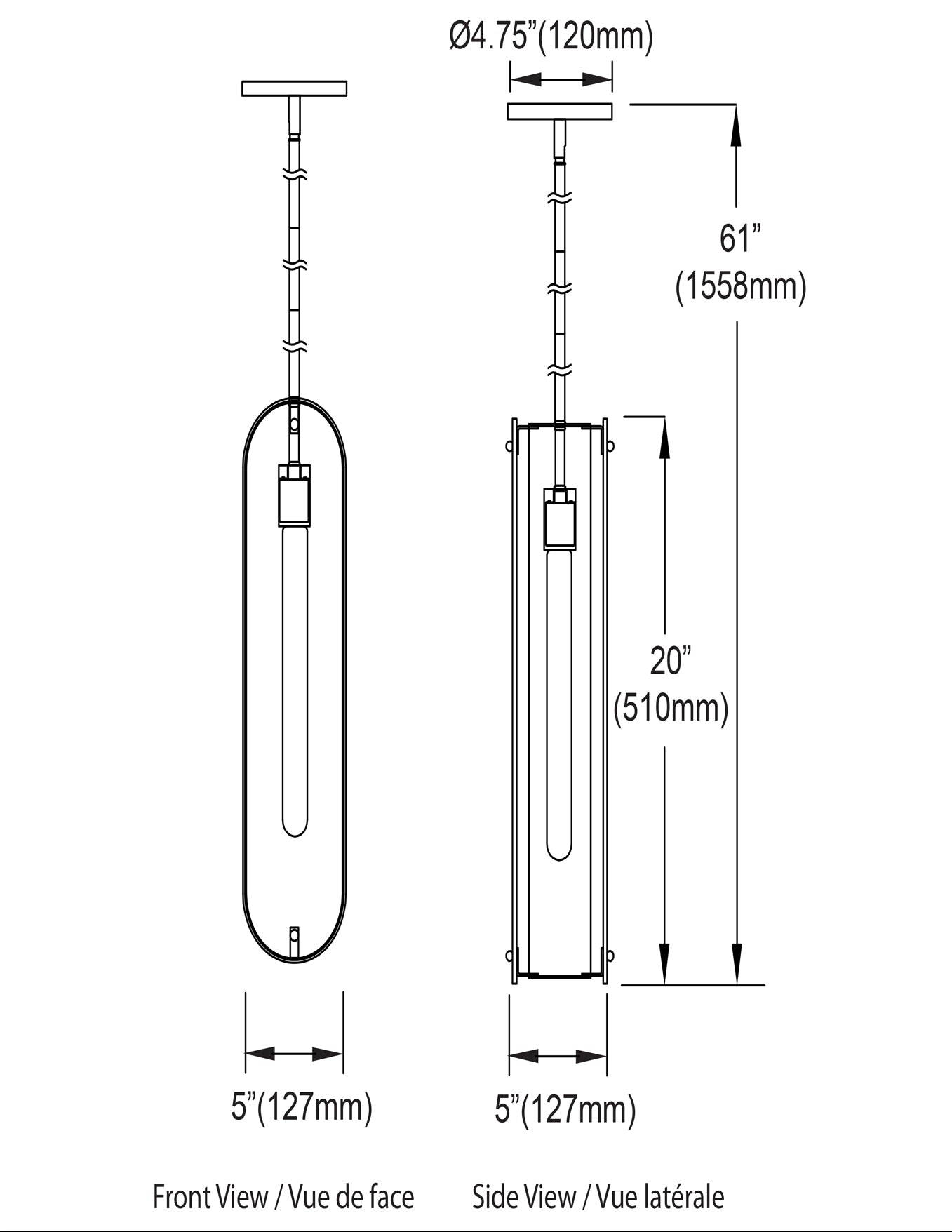 Luminaire suspendu Albâtre | PASCAL