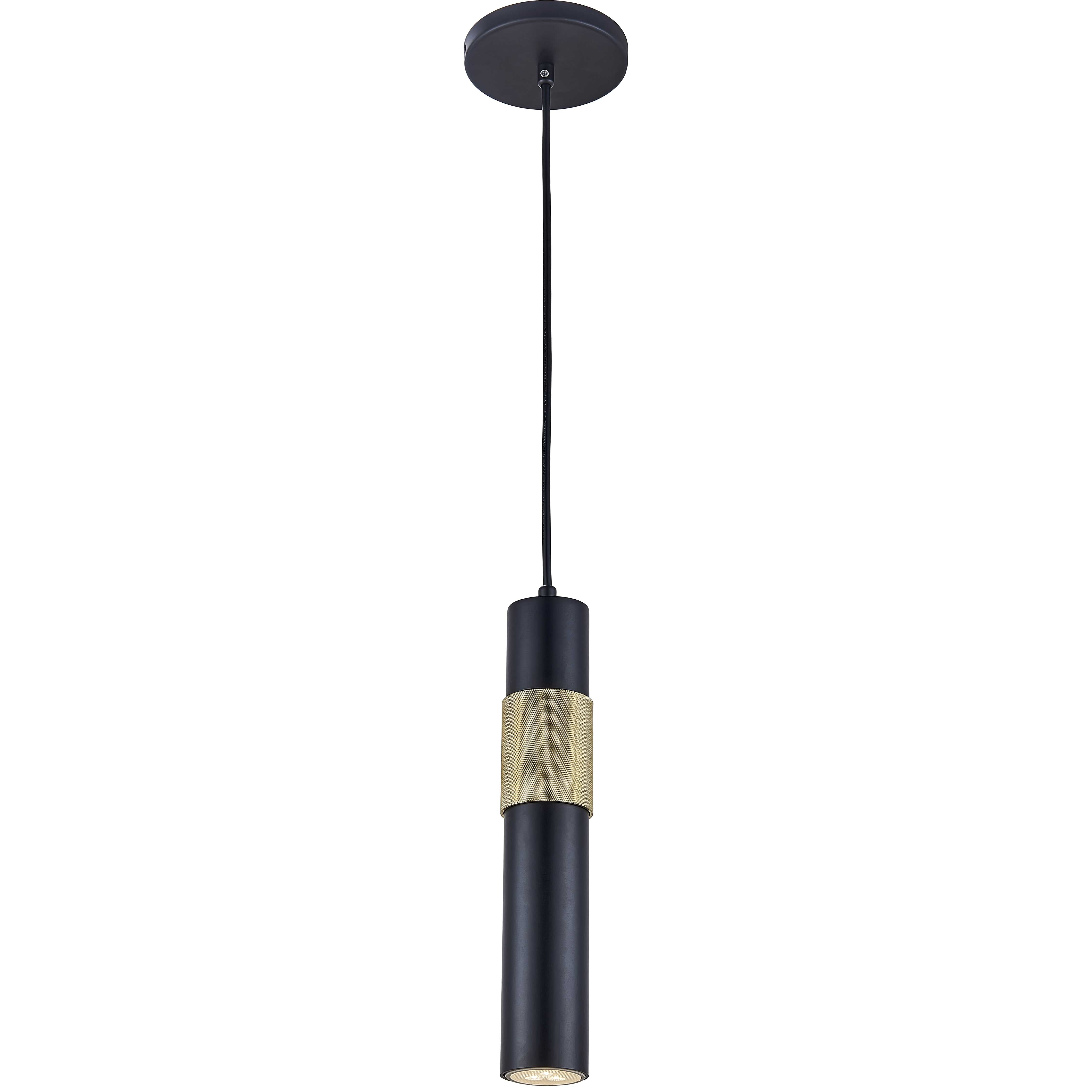 PASSWELL Suspension Noir - PSW-121P-MB-AGB | DAINOLITE