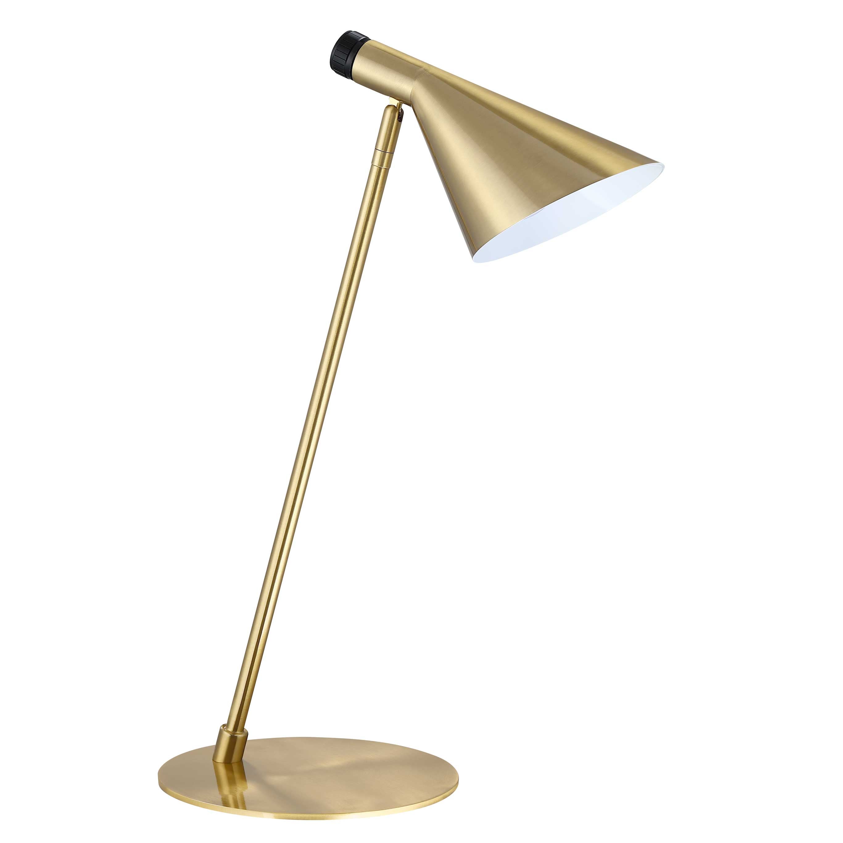CENA Lampe sur table Laiton DEL INTÉGRÉ - PTL8705-BRS | KENDAL