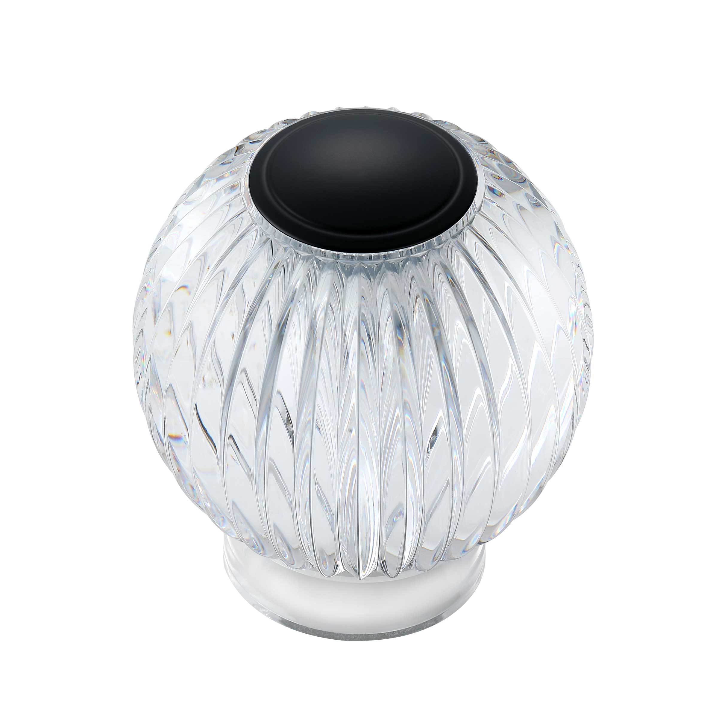 VORA Lampe sur table Noir DEL INTÉGRÉ - PTL8708-BLK | KENDAL